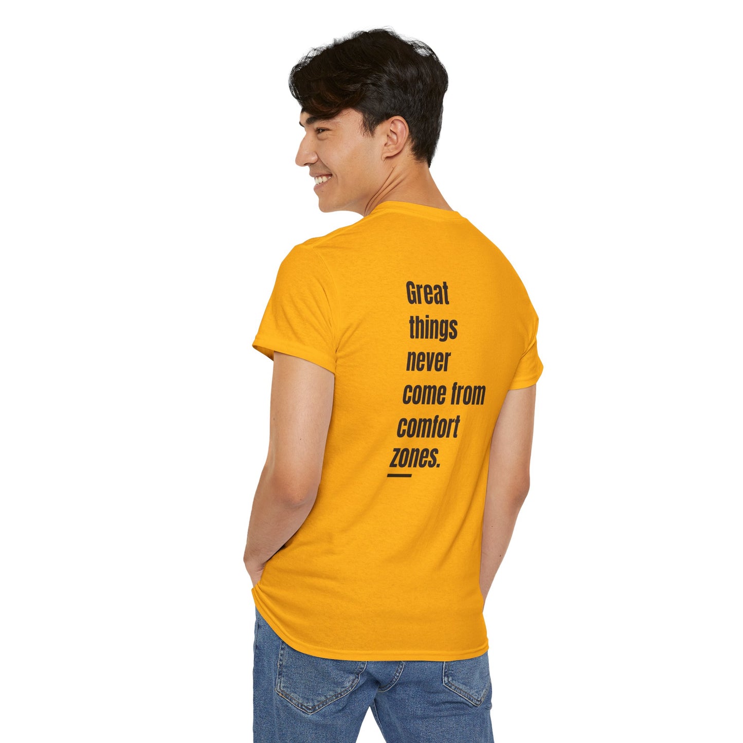 T-shirt - "Great Things Never Come from Comfort Zones" | Men | Romero's