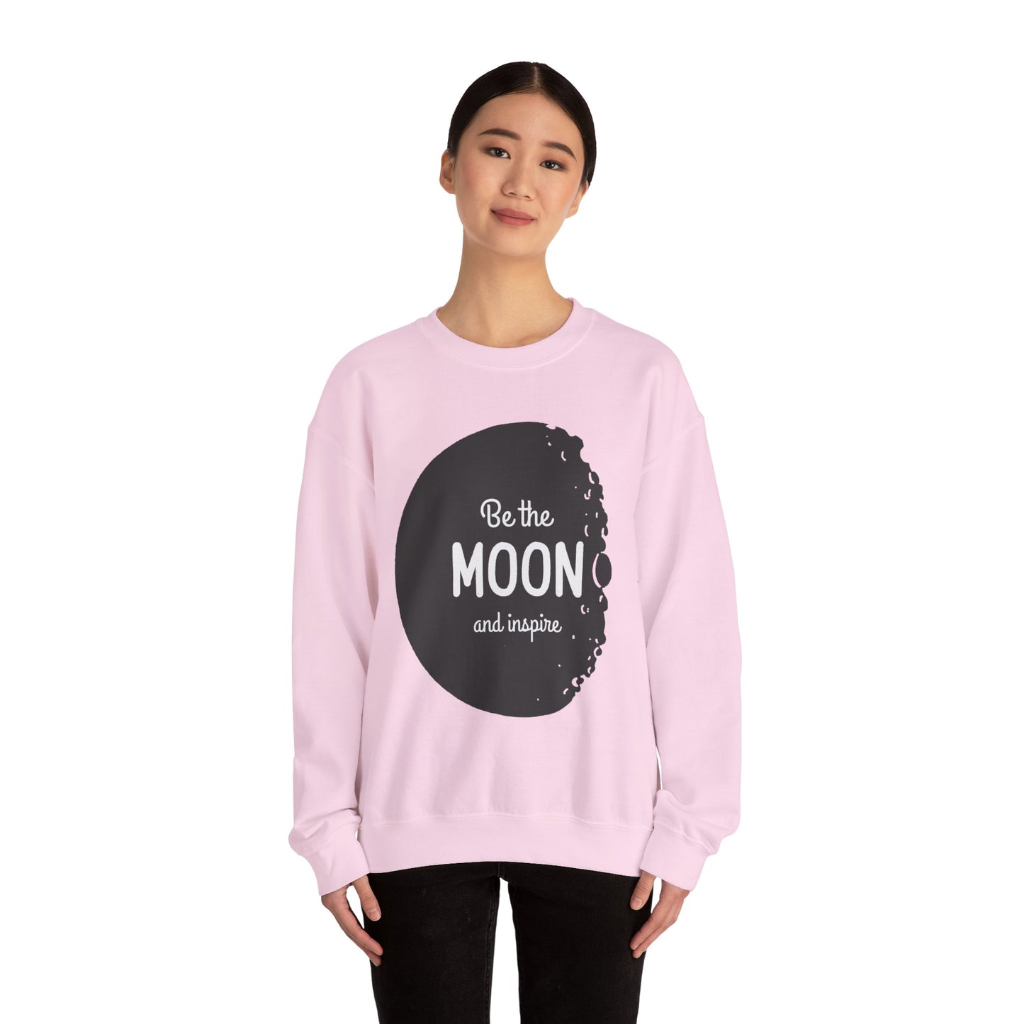 Sweatshirt "Seja a Lua e Inspire" - Mulher