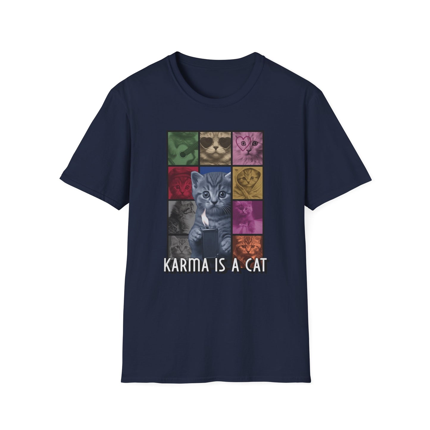 T-shirt "Karma é um Gato" - Mulher