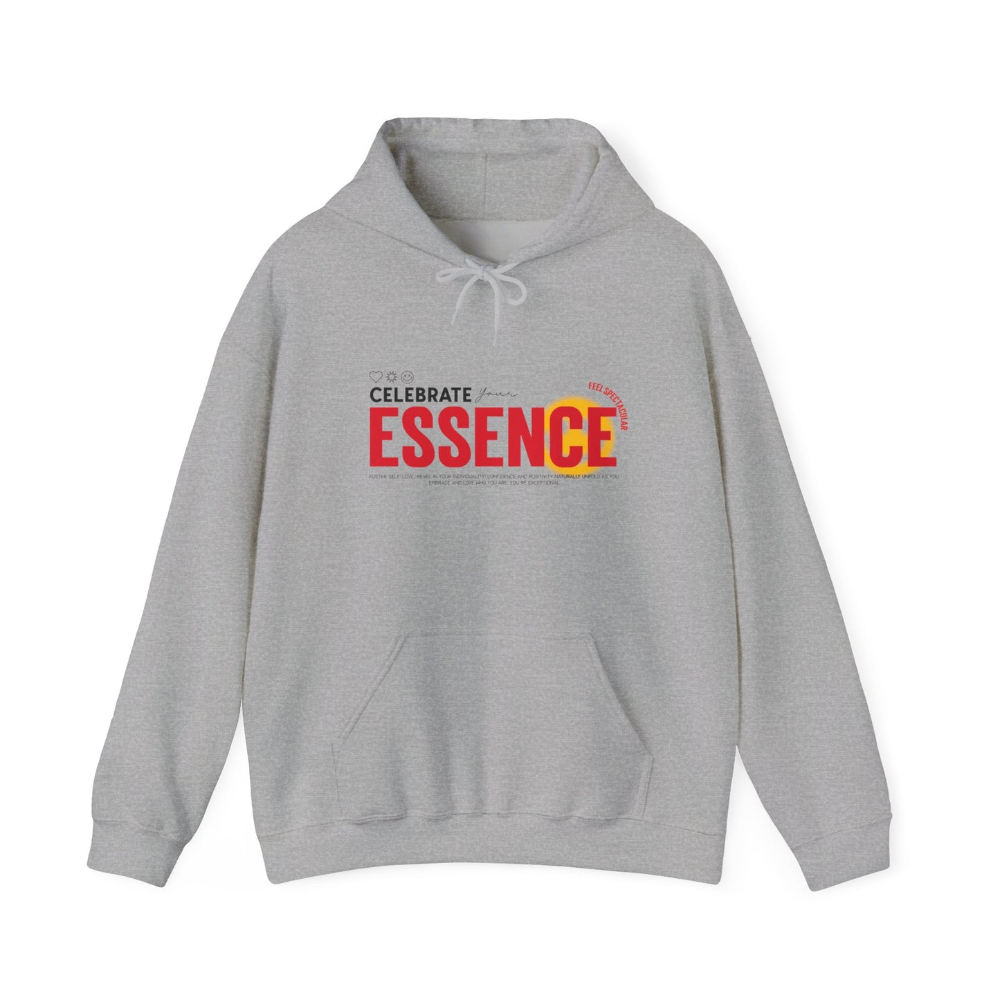 Sweatshirt con capucha "Celebrate your Essence" - Woman