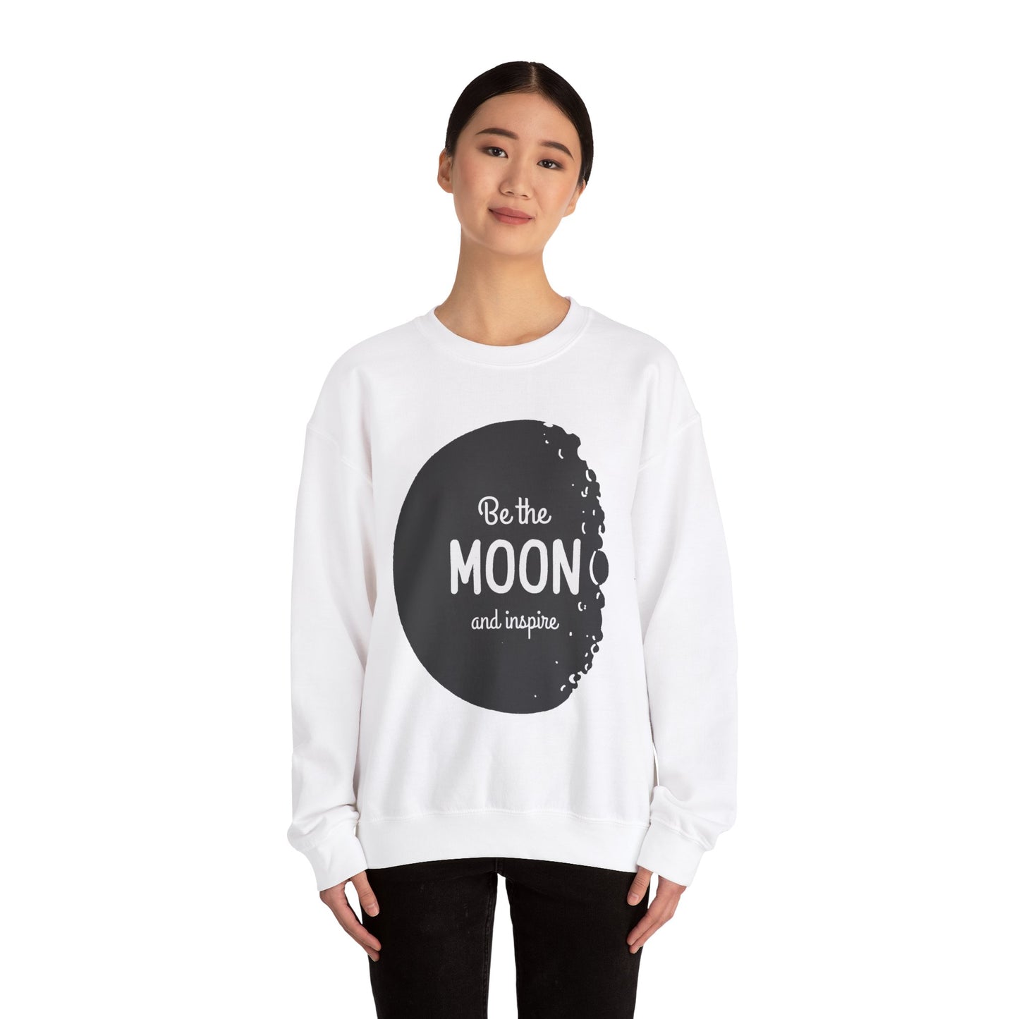 Sweatshirt "Seja a Lua e Inspire" - Mulher