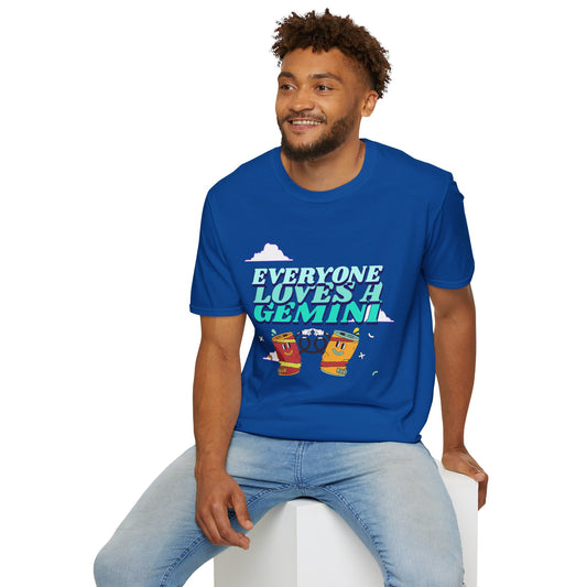 T-Shirt "Todo mundo adora um Gêmeos" - Homem