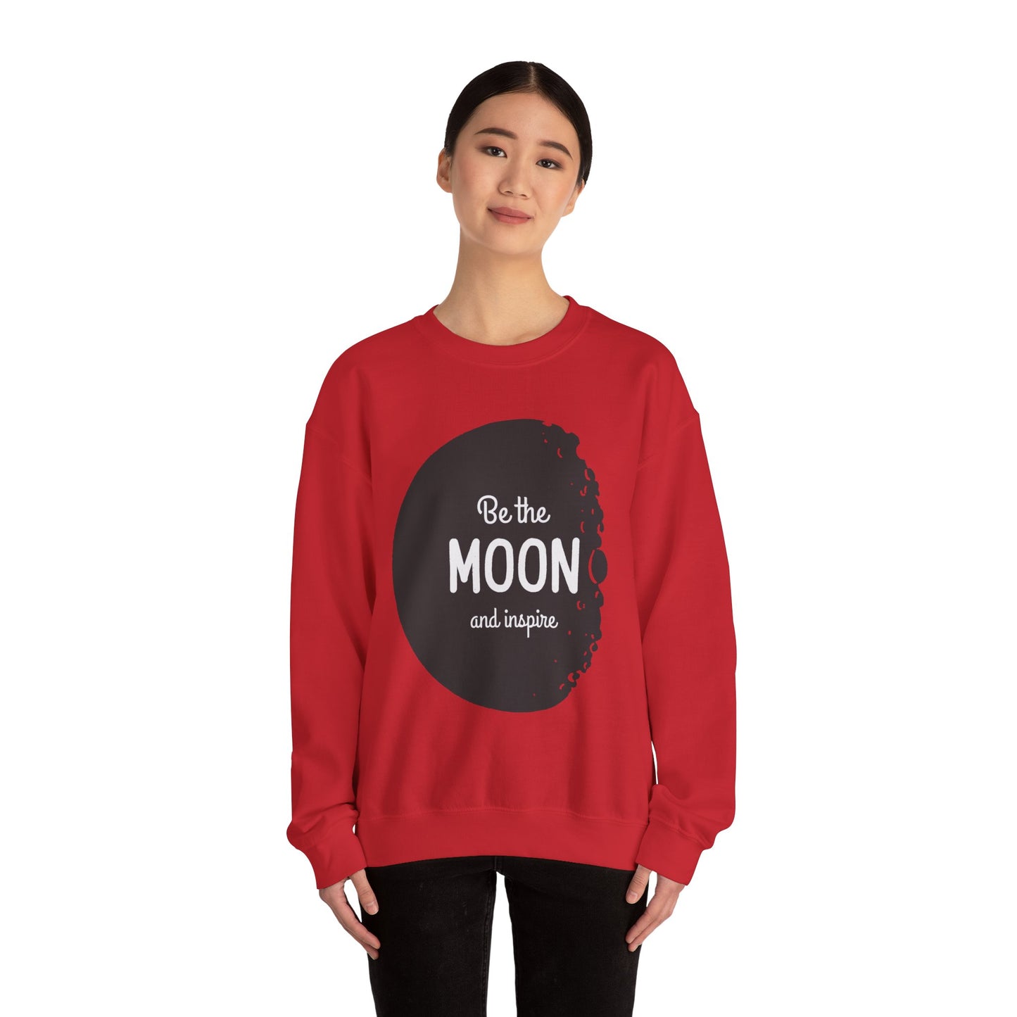 Sweatshirt "Be the Moon and Inspire" - Woman