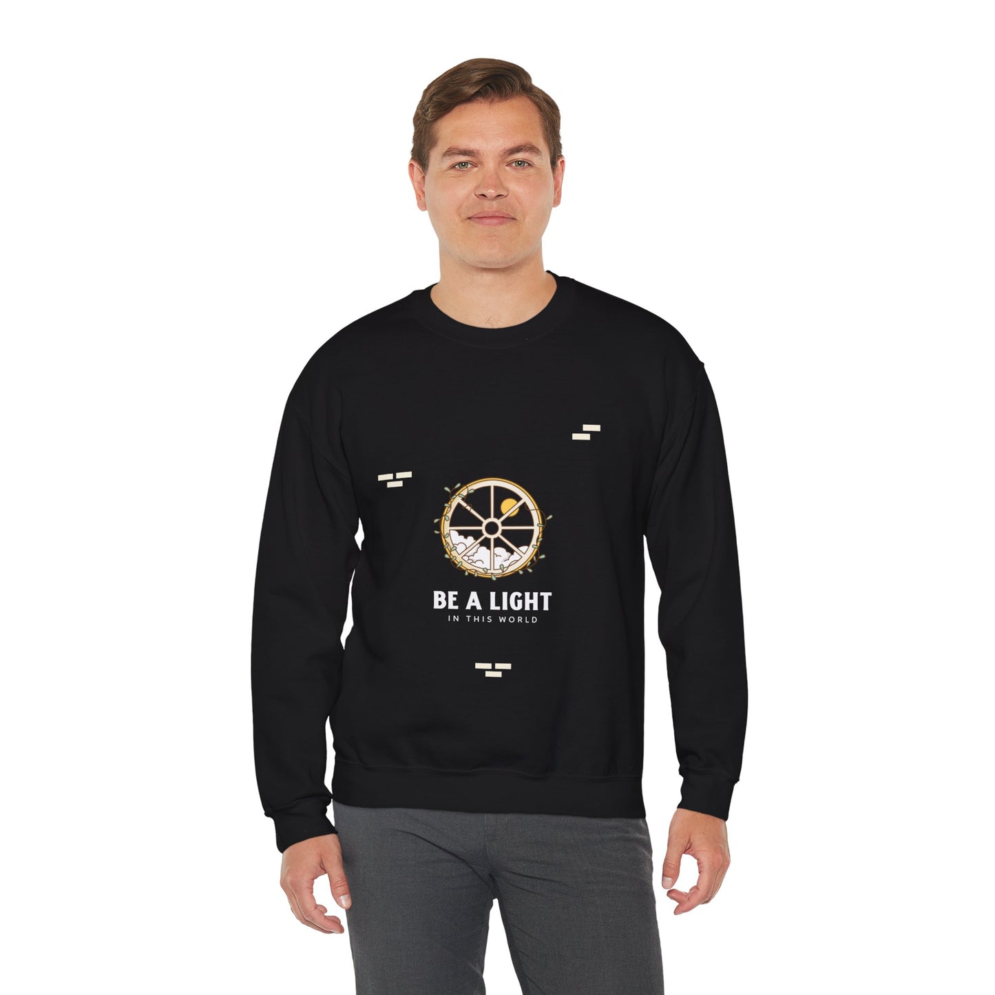 Sweatshirt "Be a Light in this World" - Men