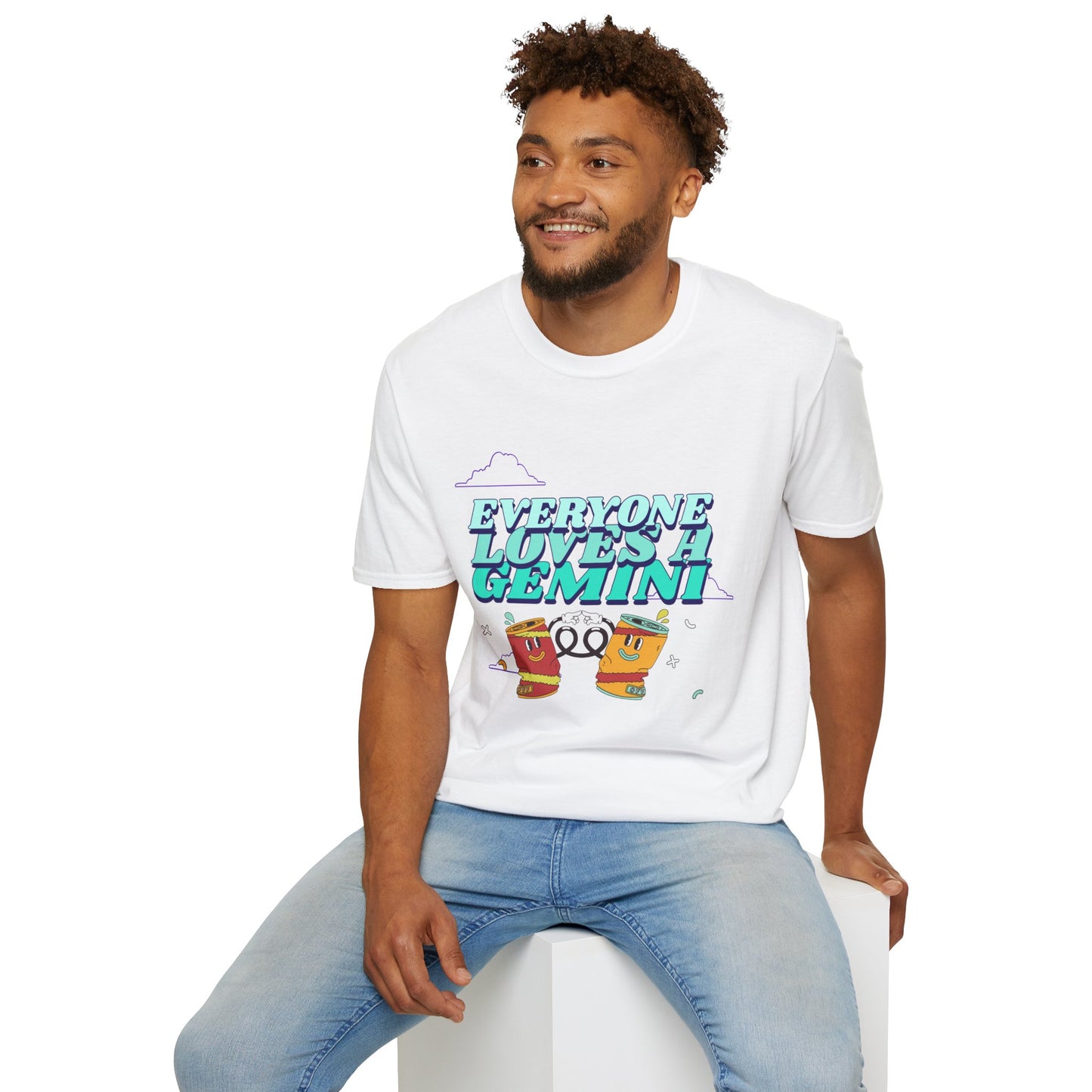 T-Shirt "Todo mundo adora um Gêmeos" - Homem