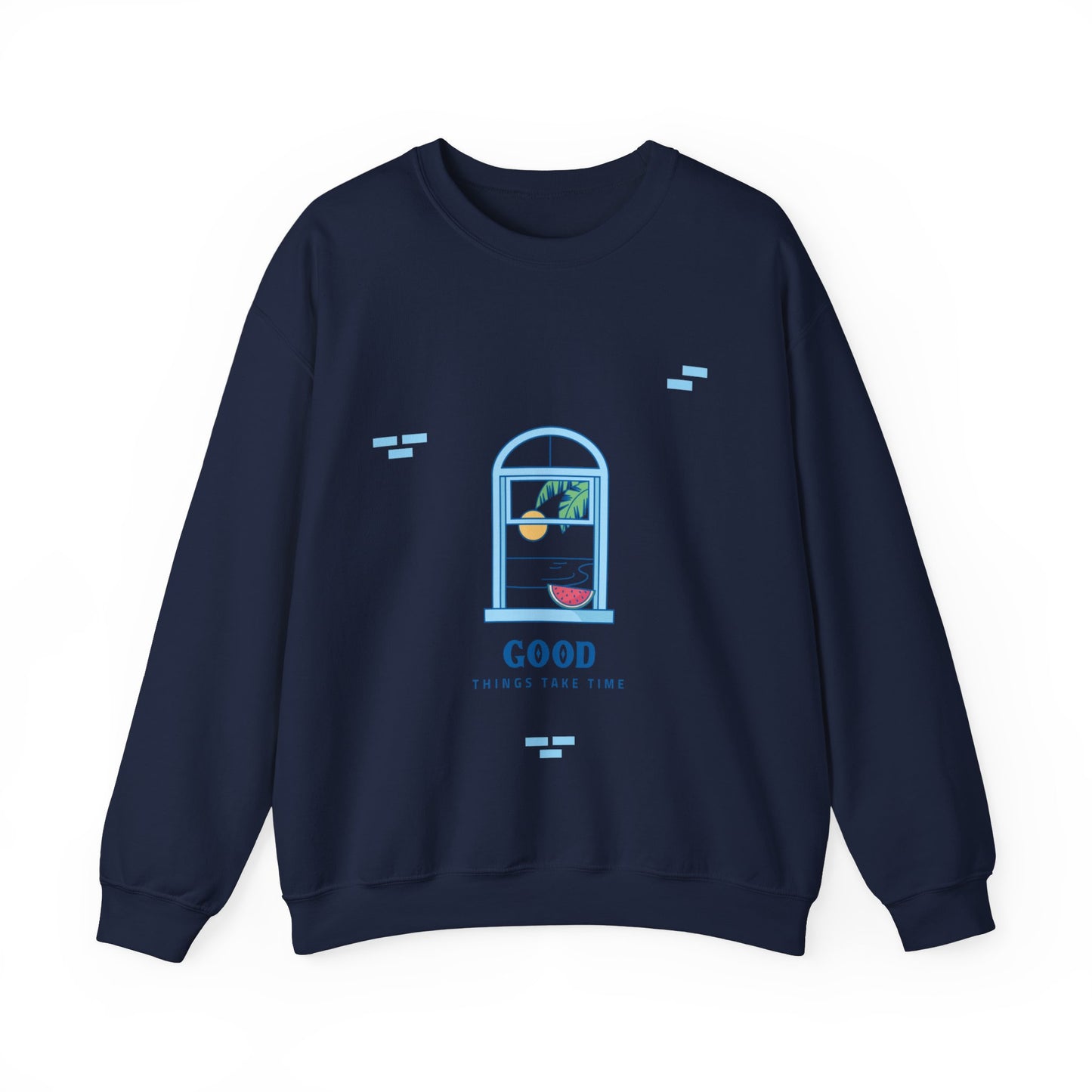 Sweatshirt "Good Things Take Time" - Mulher