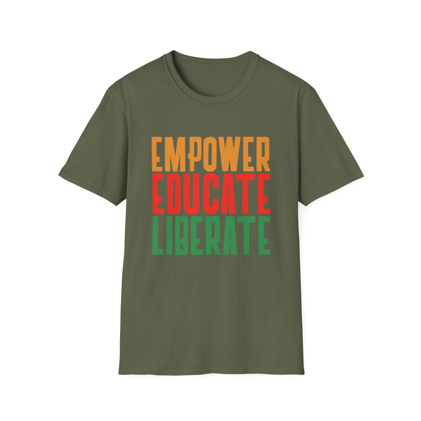 T-Shirt  'Empower, Educate, Liberate': Celebrando la Diversidad en Romero's | Women