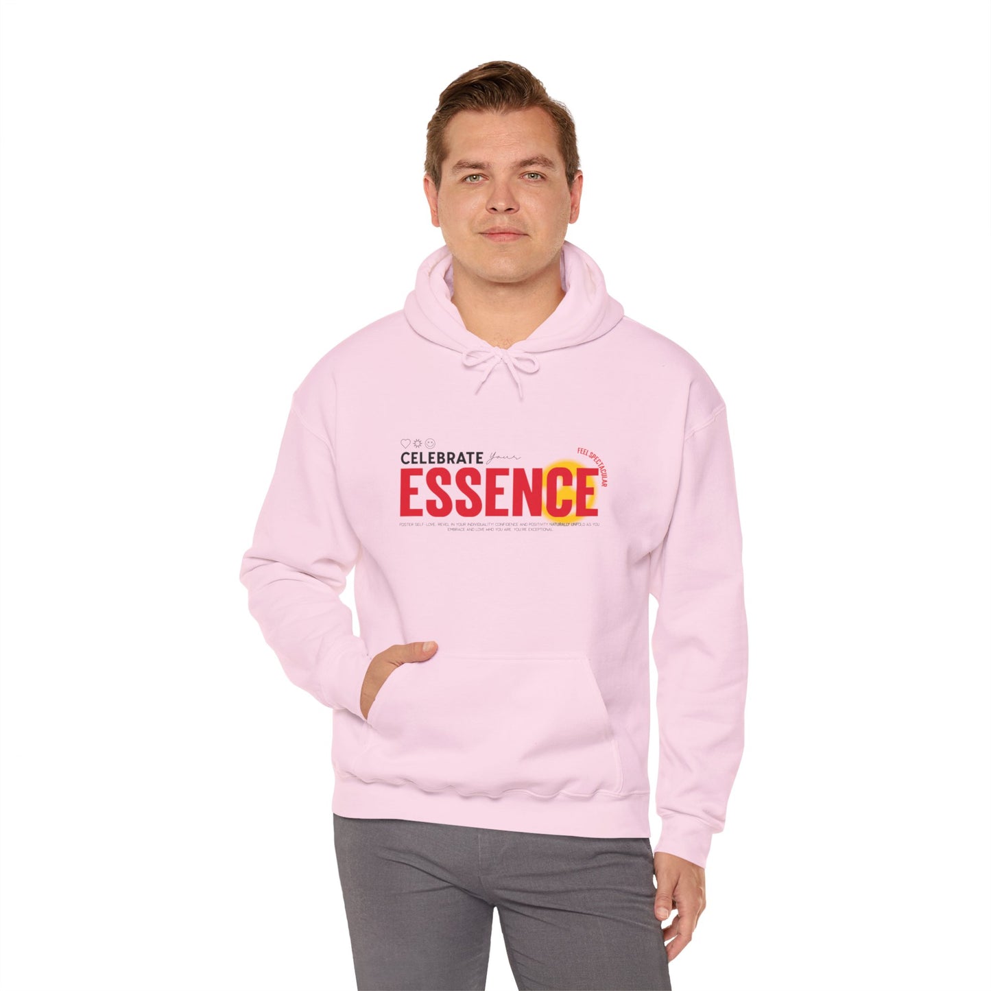 "Celebrate your Essence" hooded sweatshirt - Man