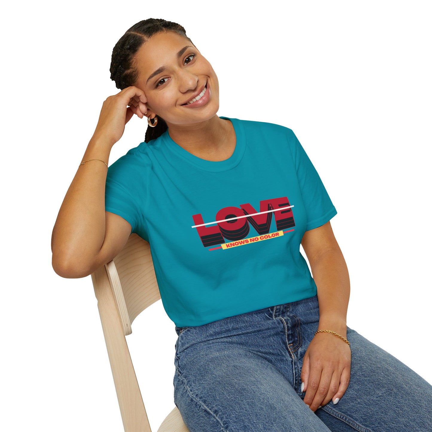 T-shirt 'Love Knows No Color': Celebrate Diversity at Romero's | Women