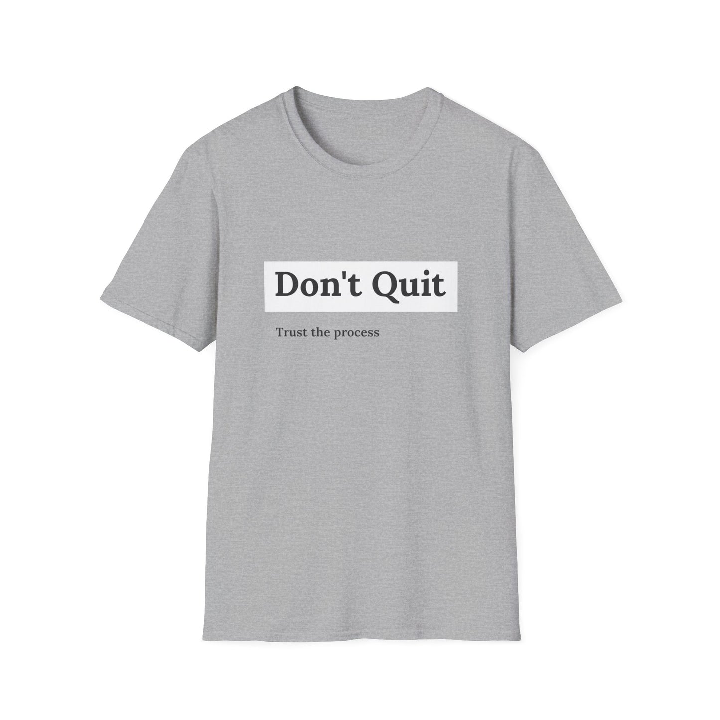 "T-shirt 'Don't Quit, Trust the Process' | Woman  | Romero's: Estilo con Intención"