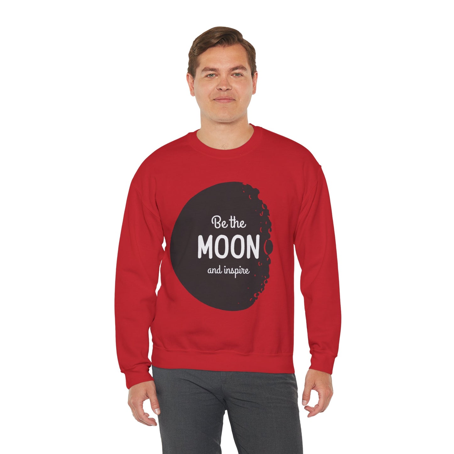 Sweatshirt "Seja a Lua e Inspire" - Homem