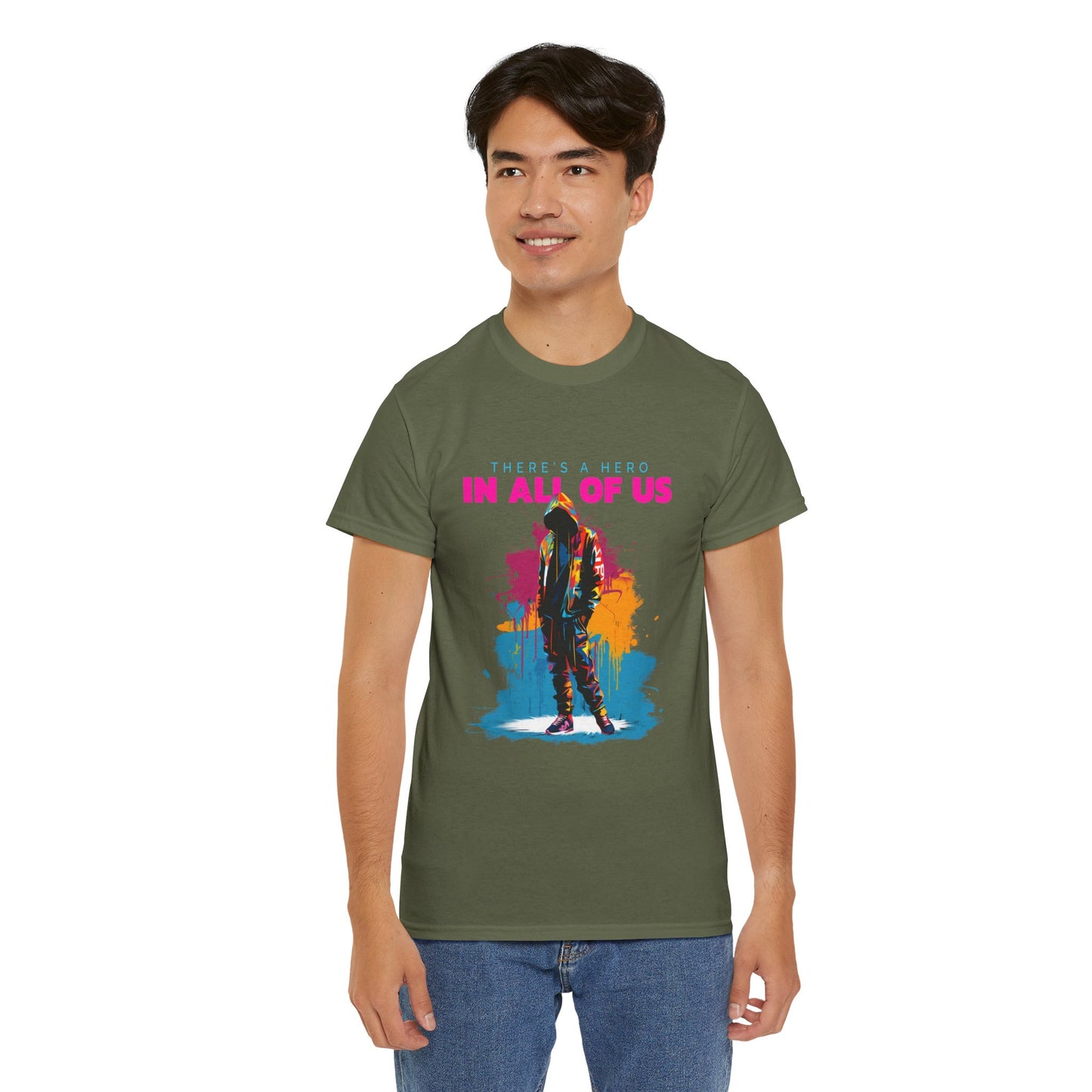 T-shirt - "There's a Hero in All of Us" | Men | Romero's