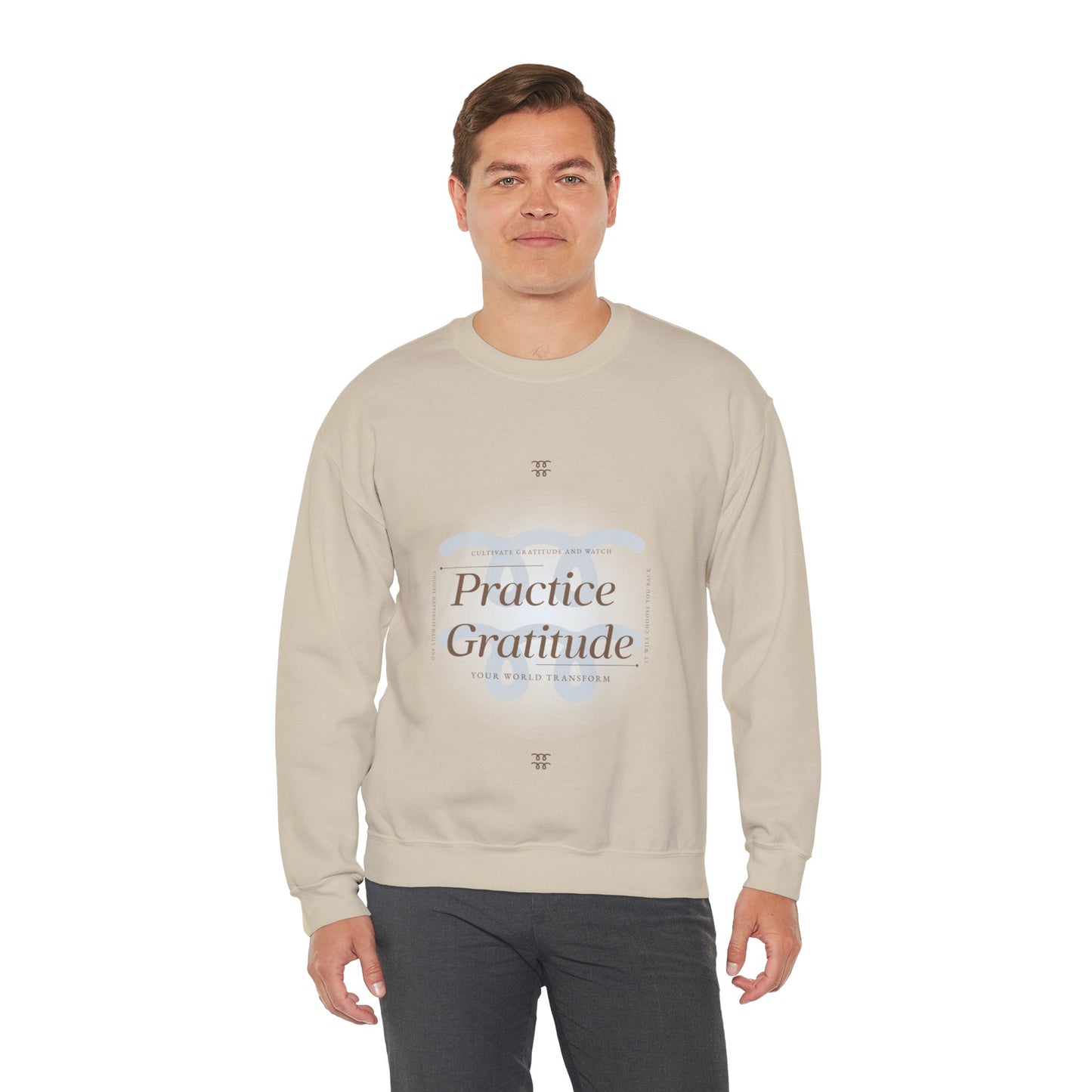 Sweatshirt "Pratique a Gratidão" - Homem