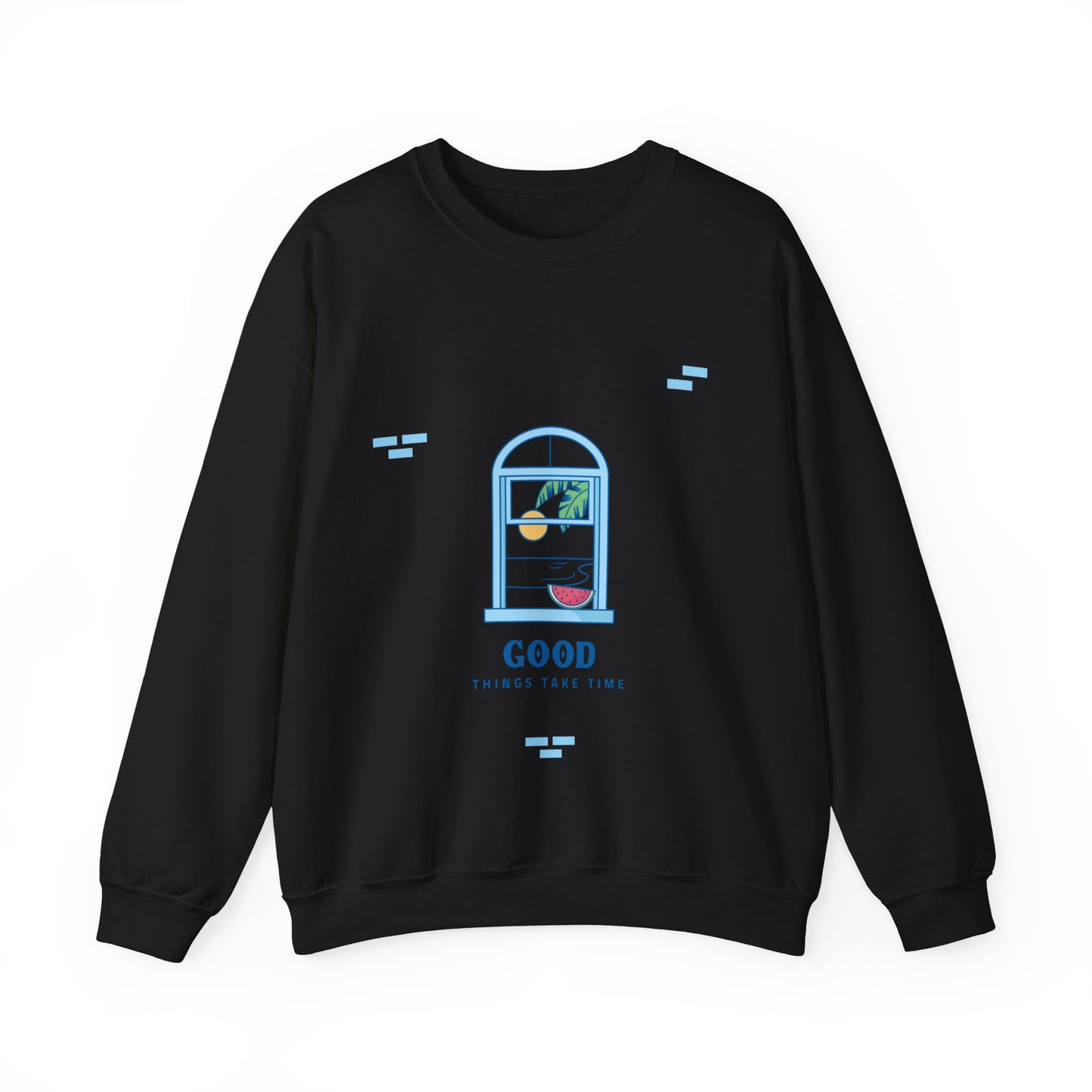 Sweatshirt "Good Things Take Time" - Women