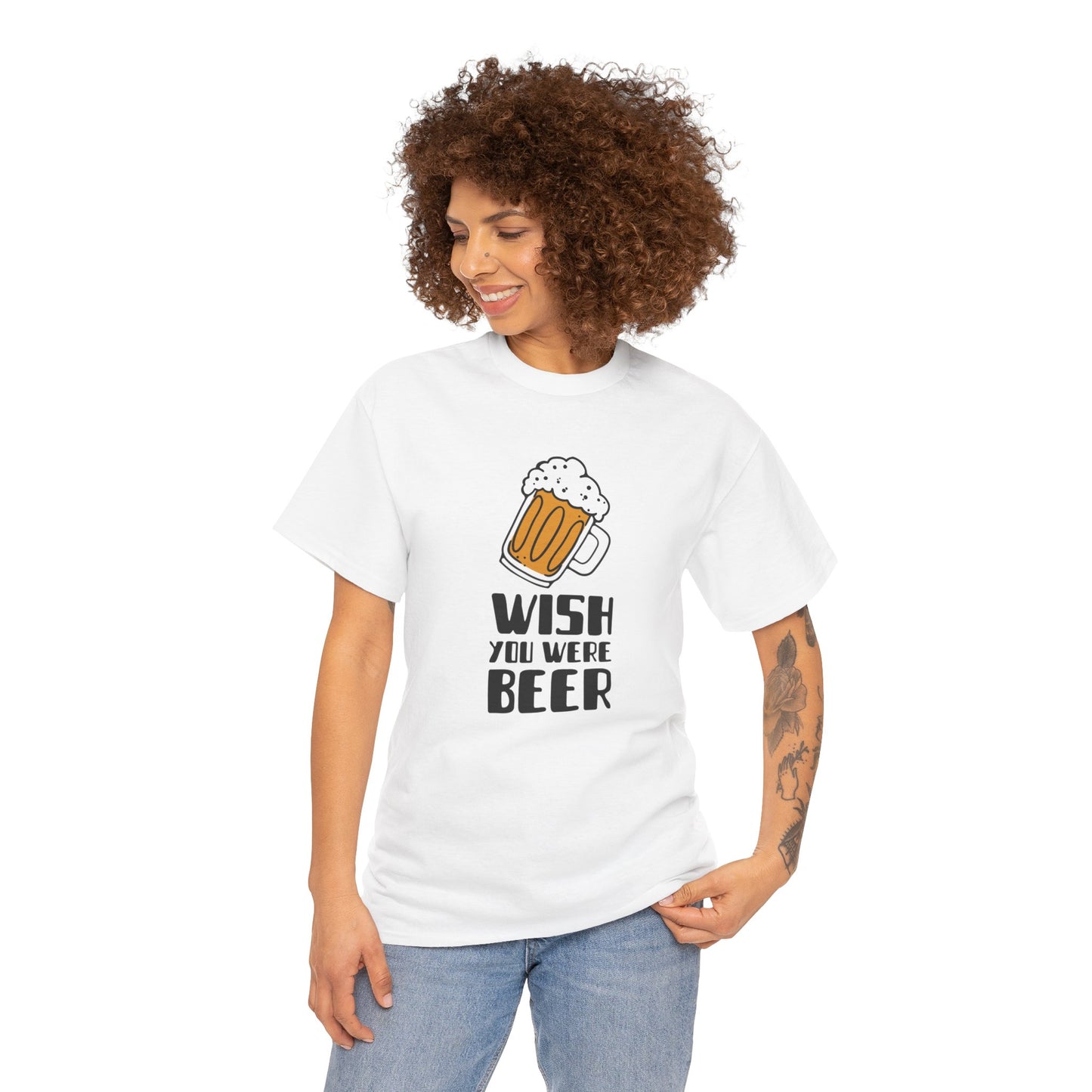 "Wish You Were Beer" Women's T-Shirt - Playful Tee