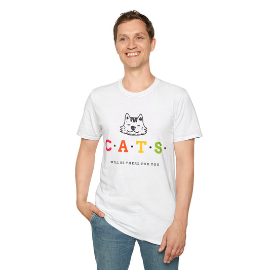 T-Shirt "Cats will be there for you" | Men