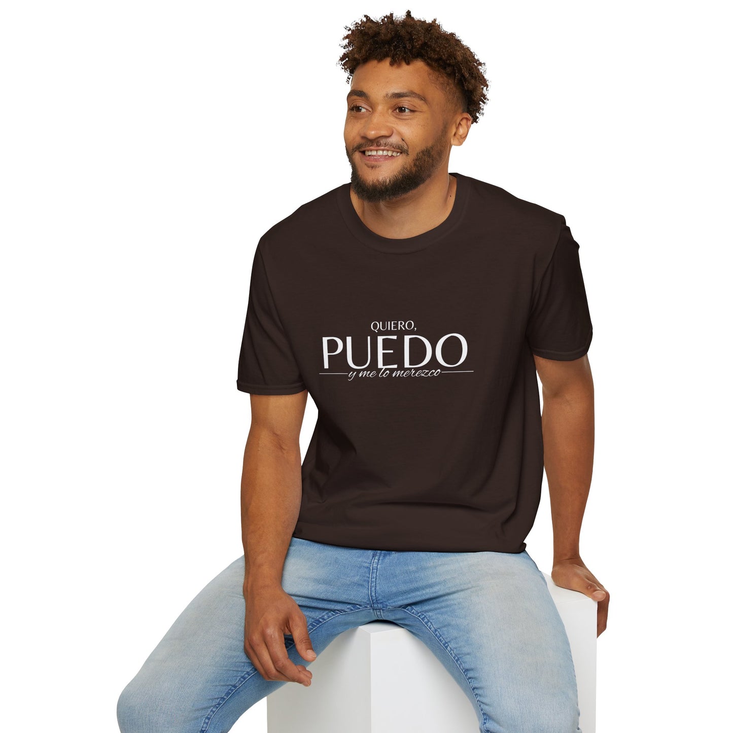 T-Shirt 'Quiero, Puedo y Me lo Merezco'  | Woman  | Reclama lo Mejor del Universo en Romero's