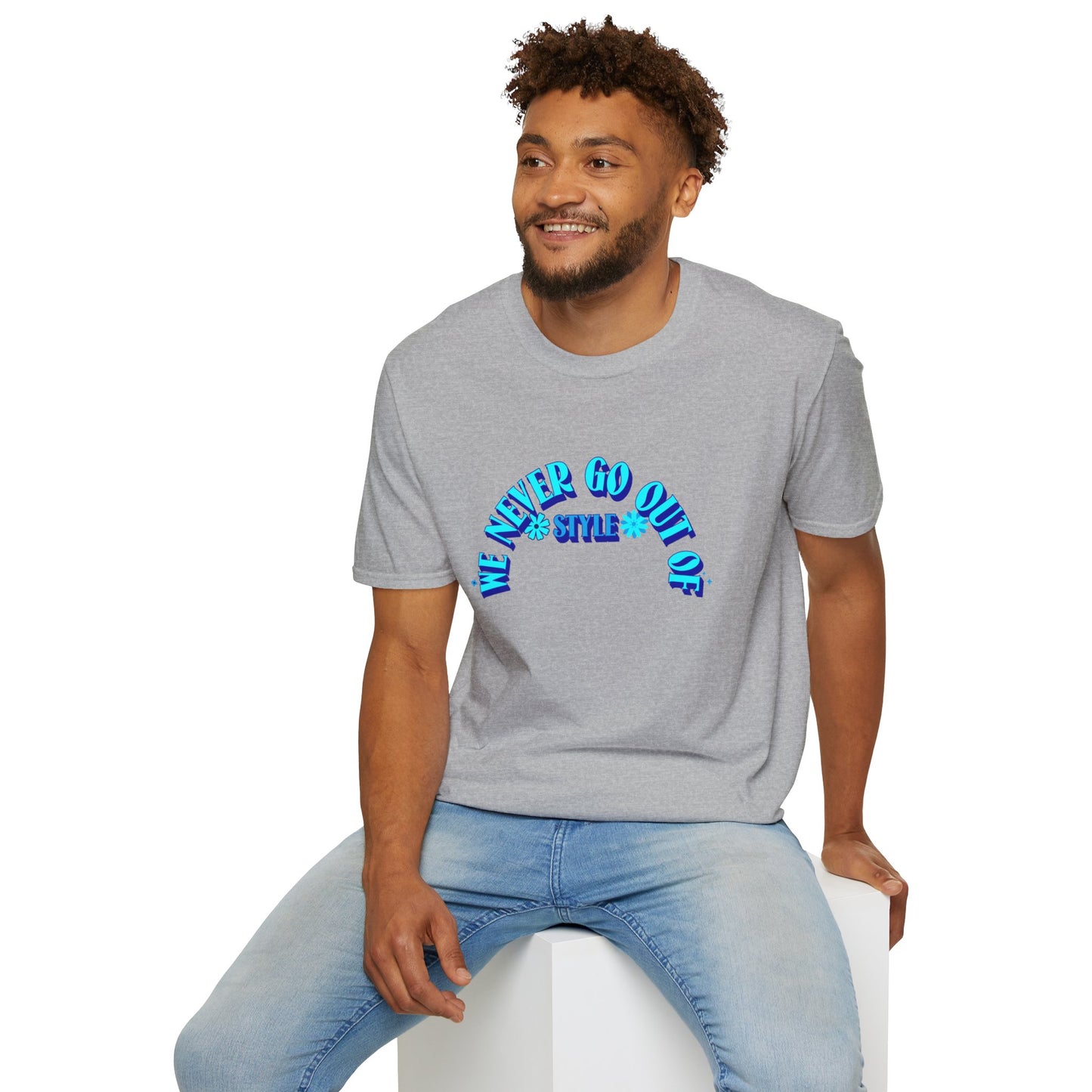 T-Shirt "Nunca saímos de moda" - Homem