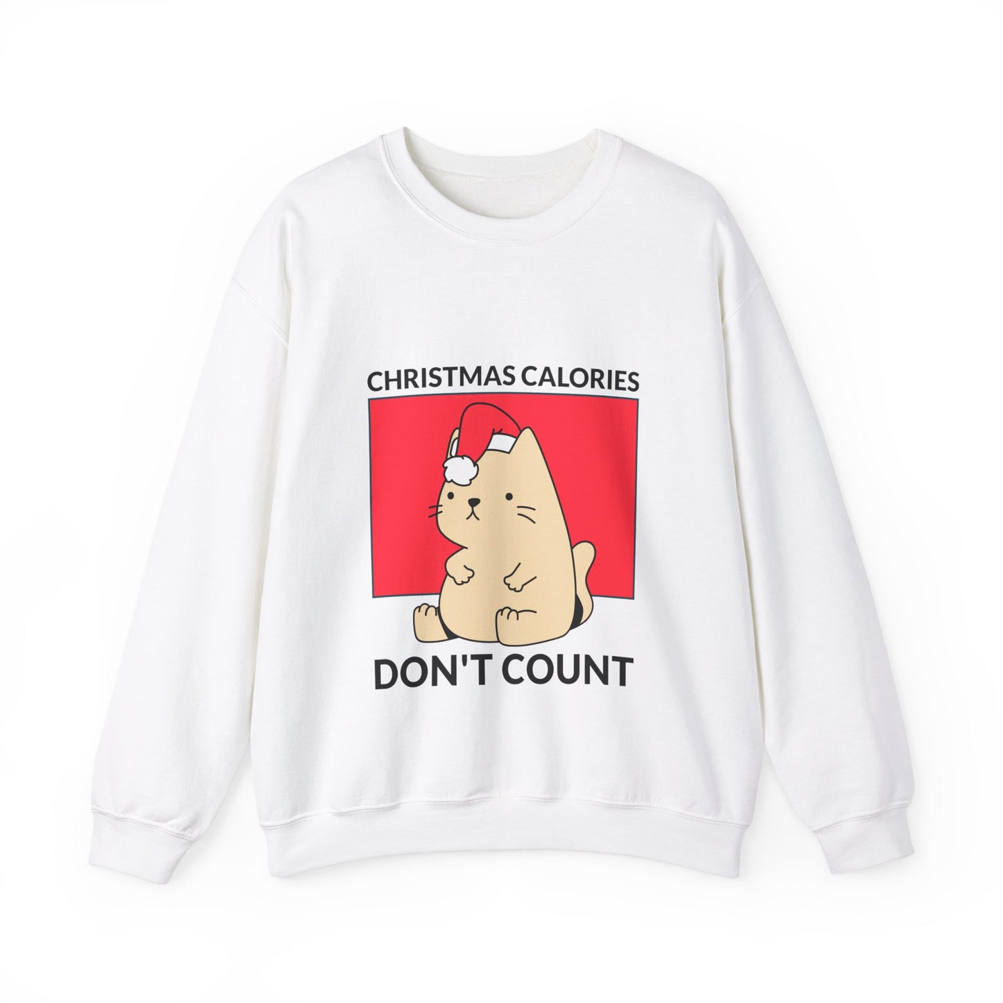 Sweatshirt "As calorias de Natal não contam" - Homem