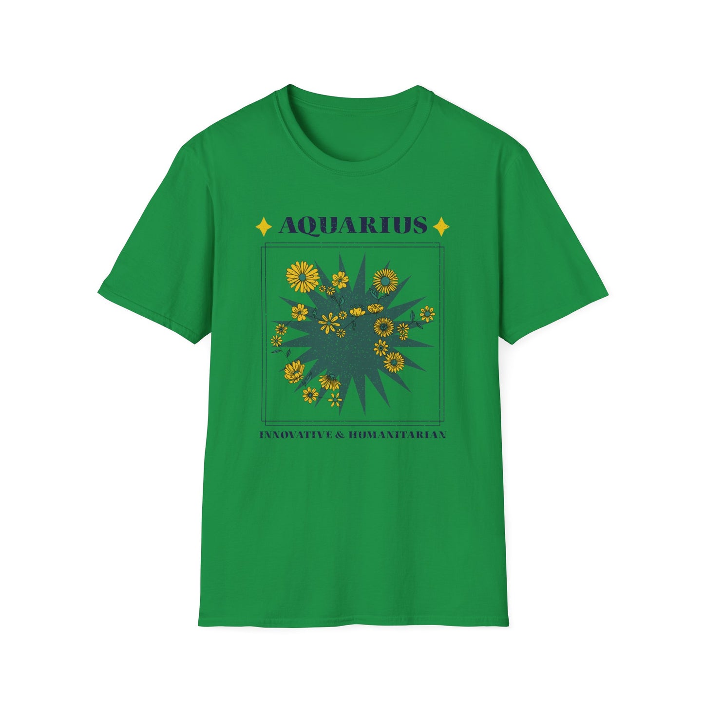 T-Shirt "Aquário: Inovador e Humanitário" - Homem