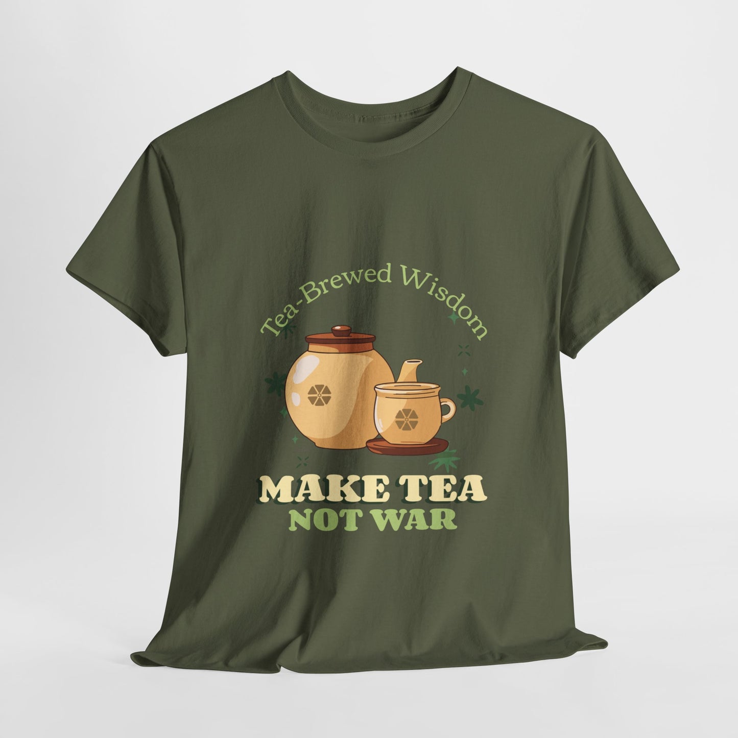 "Make Tea, Not War: Sabiduría Infundida en Té" | Men | Romero's