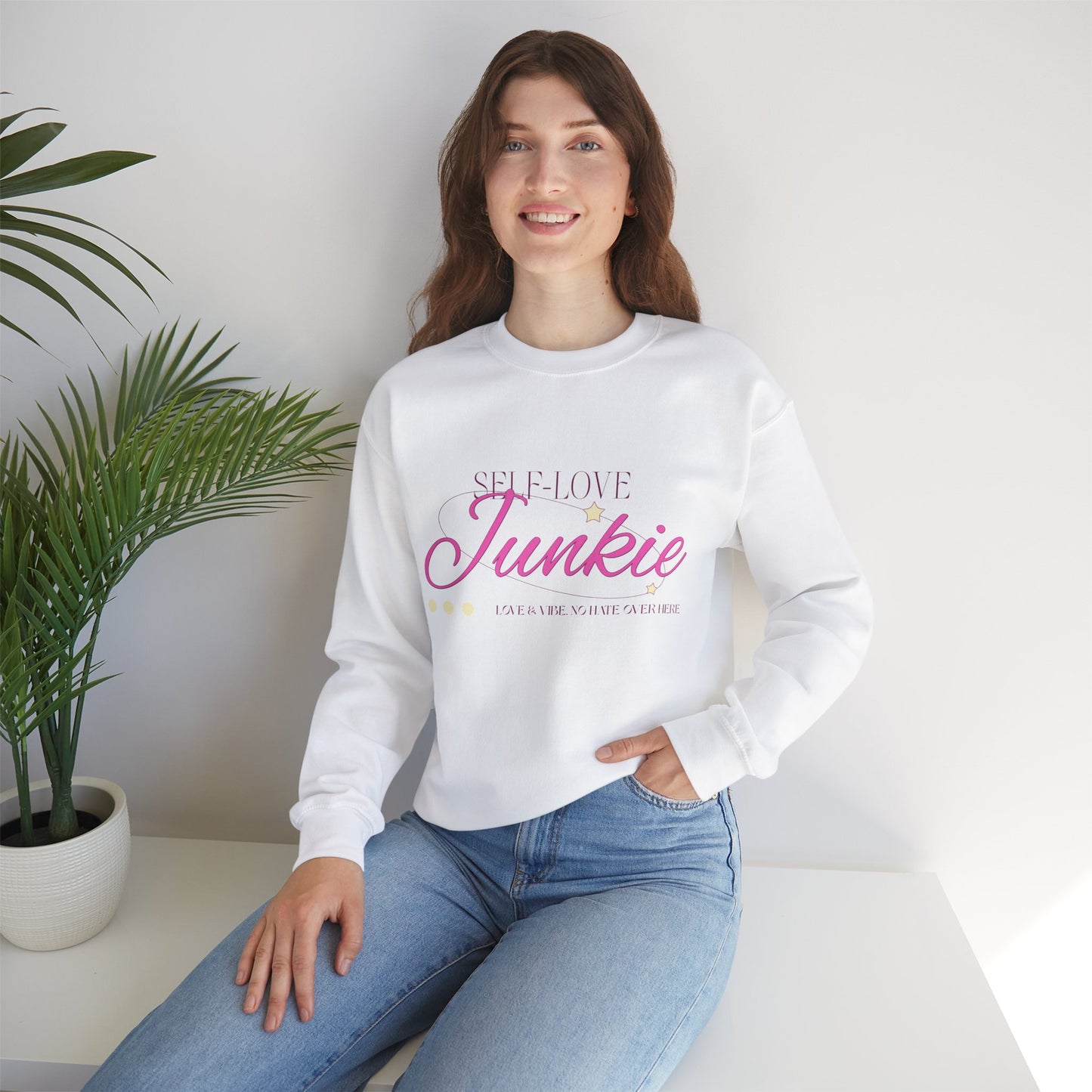 Sweatshirt "Self-Love Junkie" - Mulher