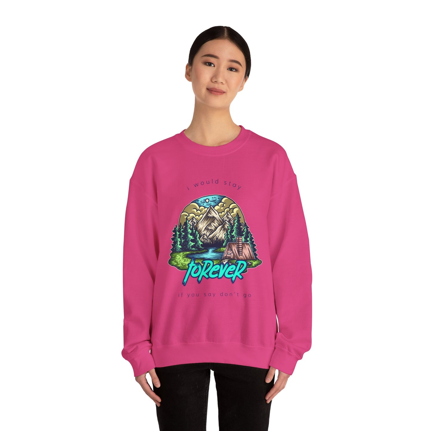 Sweatshirt "Say Don't Go" - Woman