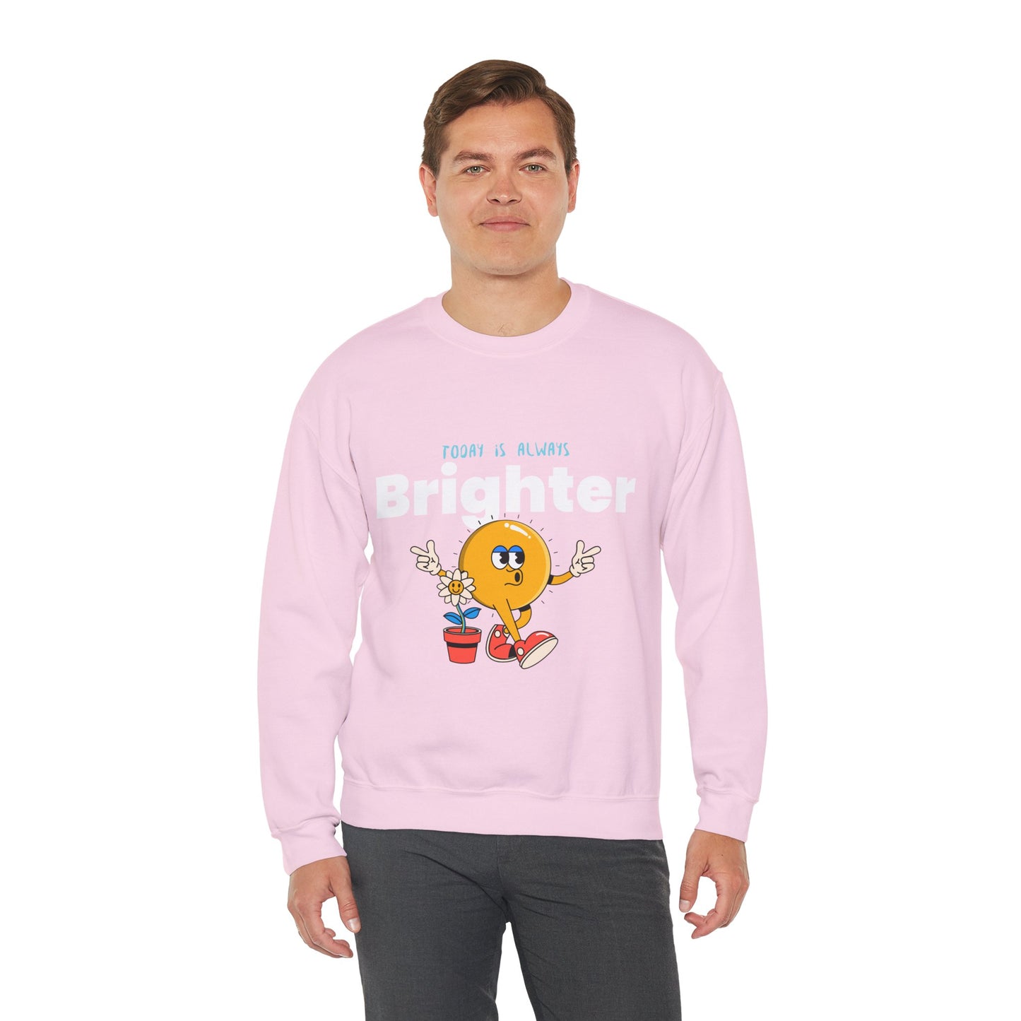 Sweatshirt "Hoje é sempre mais brilhante" - Homem