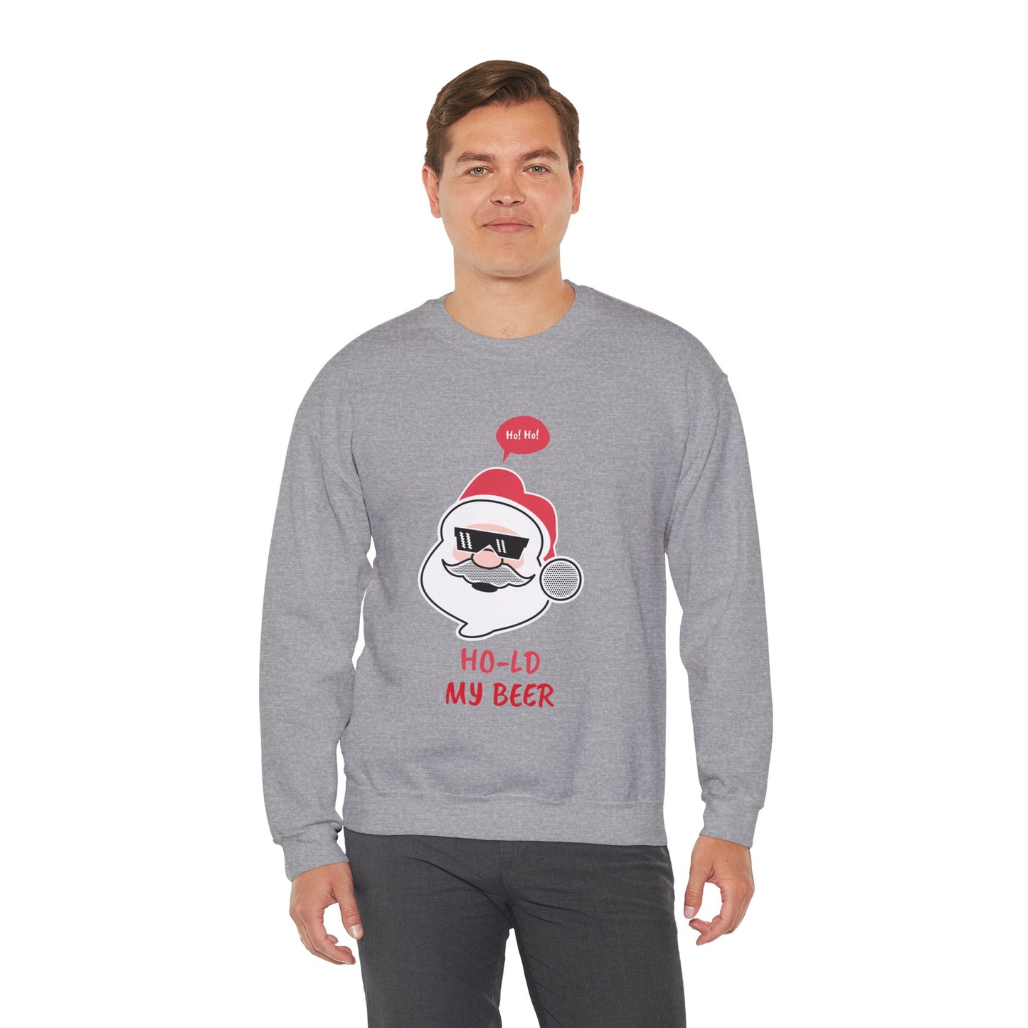 Sweatshirt "Ho-ld my beer" - Man