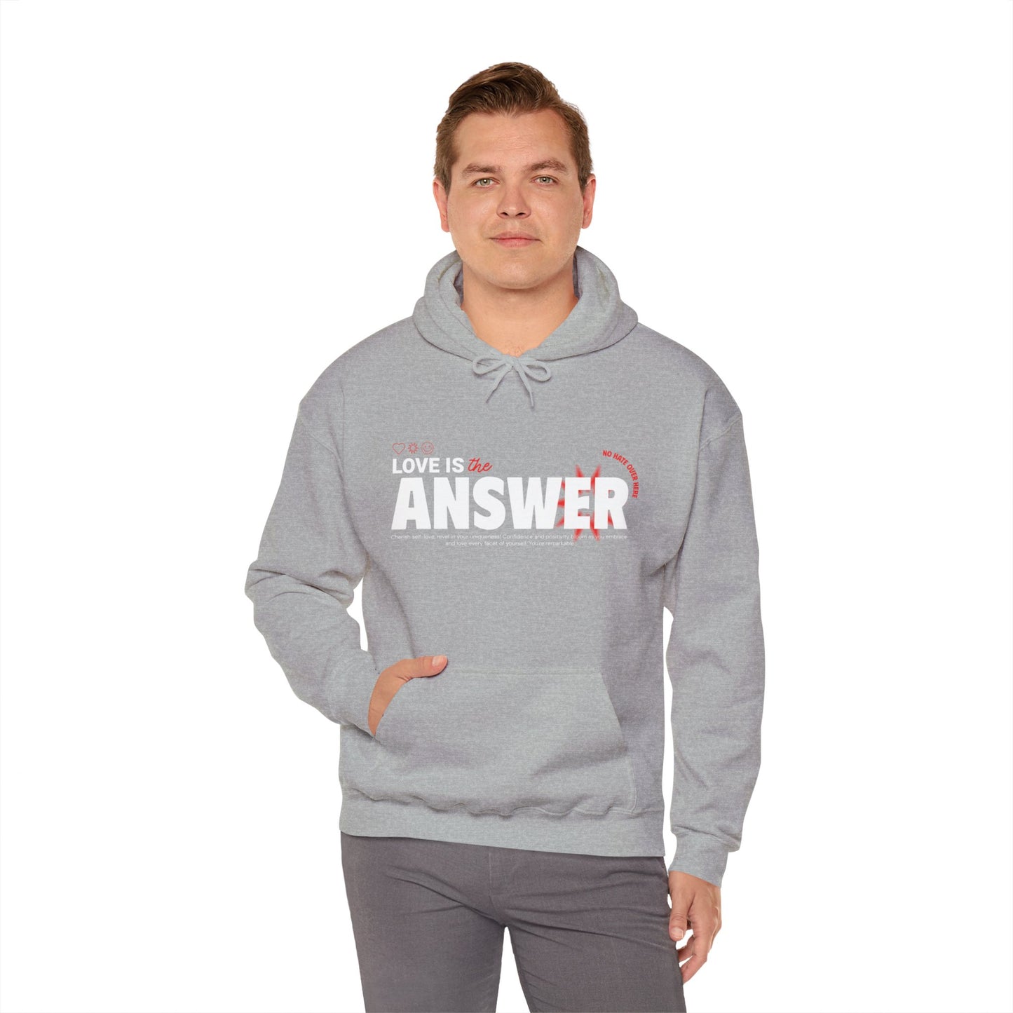 Sweatshirt "Love is the answer" - Man