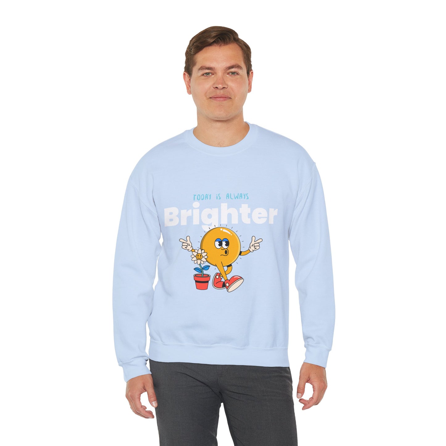 Sweatshirt "Hoje é sempre mais brilhante" - Homem