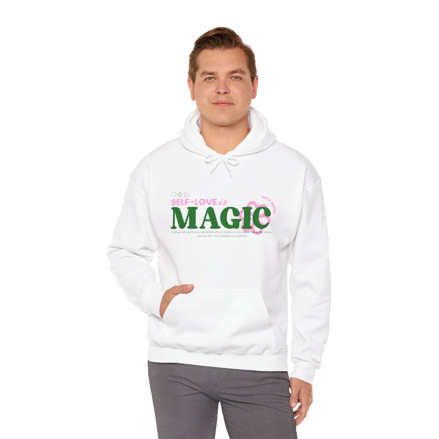 Sweatshirt "Amor-próprio é Mágico" - Homem