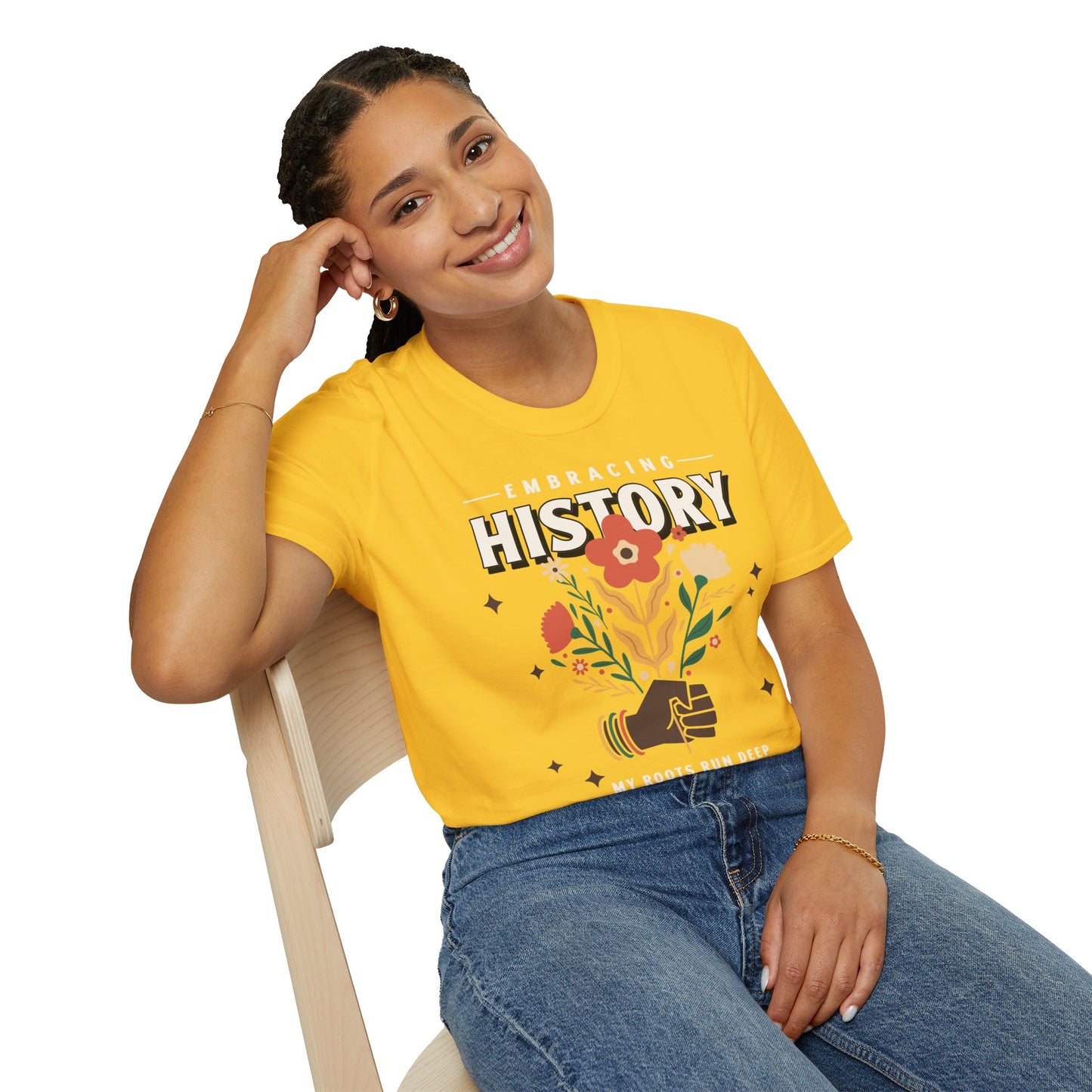 T-shirt "My Roos Run Deep, Embracing History" | Women | Romero's - Embracing Diversity