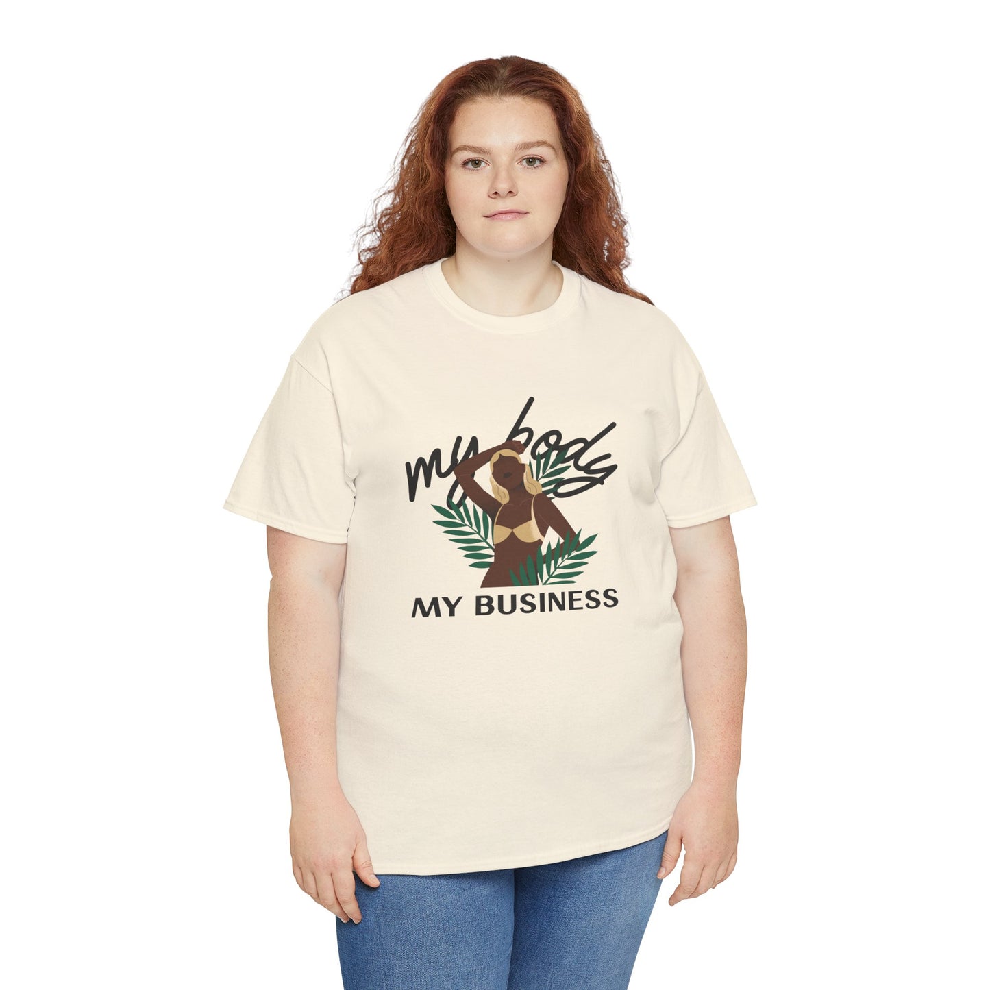 "My Body My Business" - Camiseta de empoderamento feminino - Fique forte com Romero's