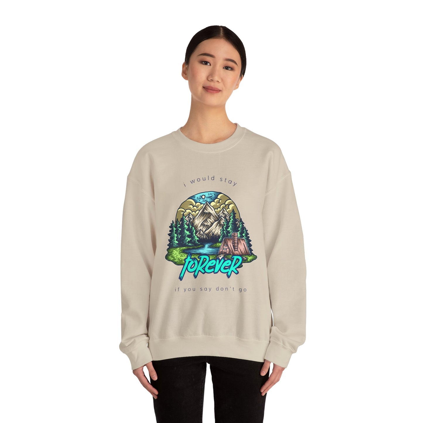 Sweatshirt "Say Don't Go" - Mulher