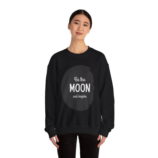 Sweatshirt "Be the Moon and Inspire" - Woman