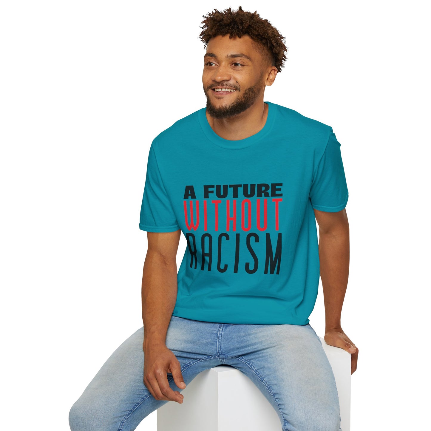 T-shirt  'A Future Without Racism'  | Woman | Un Paso Hacia un Mundo Más Inclusivo en Romero's