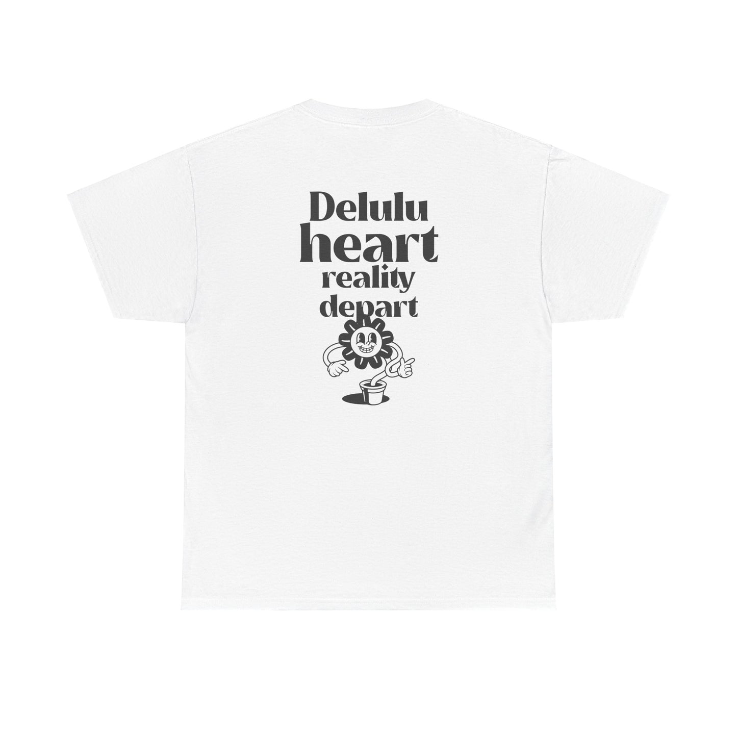 Camiseta -"Delulu Heart, Reality Depart" - Masculino - Romero's