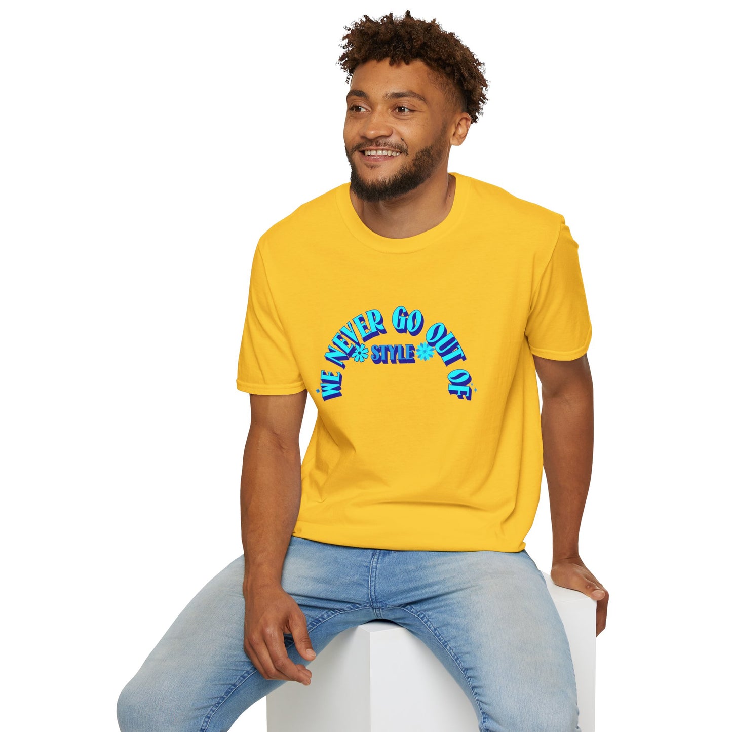 T-Shirt "Nunca saímos de moda" - Homem