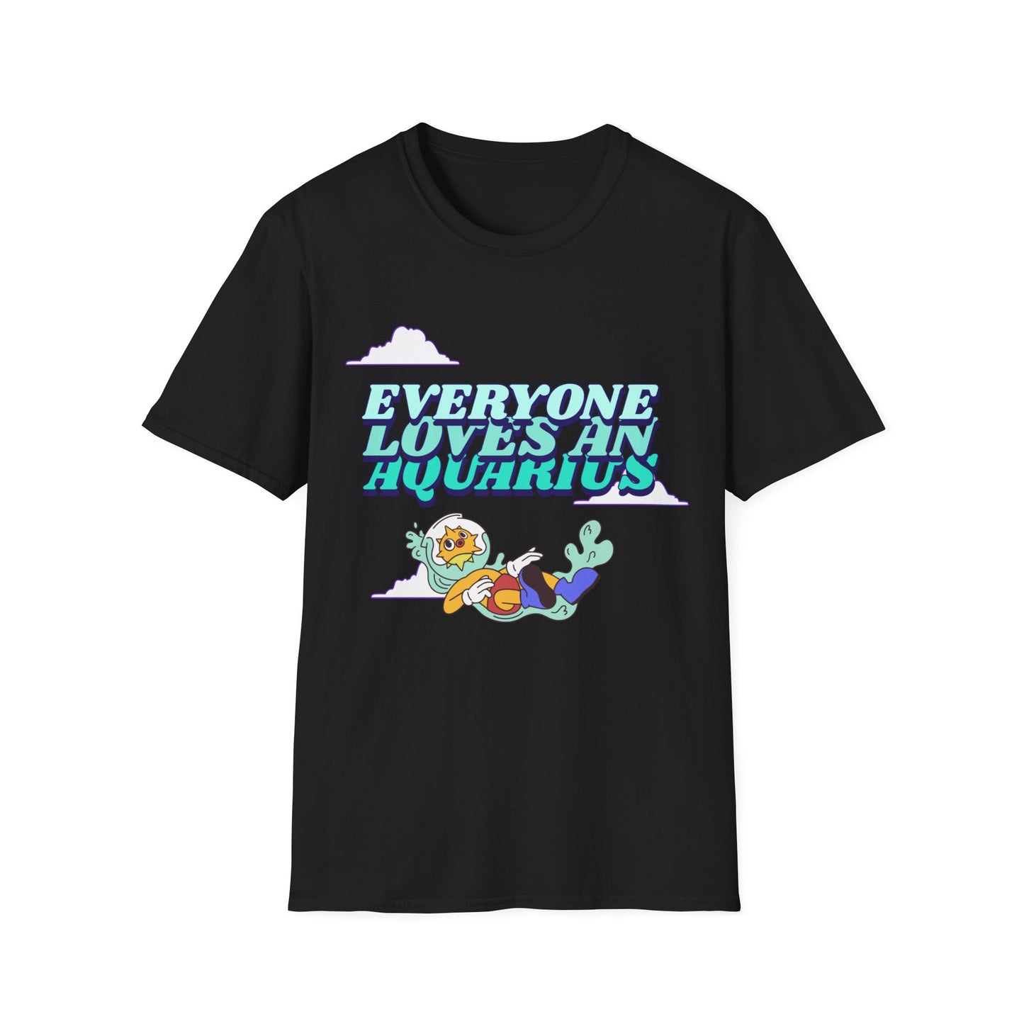 T-Shirt "Everyone loves an Aquarius" | Menu