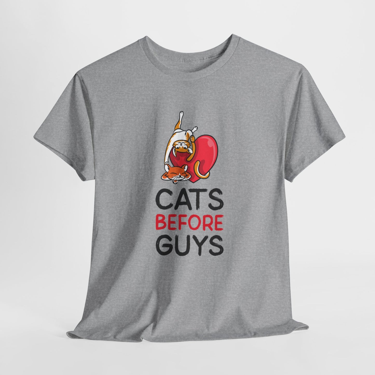 Camiseta - "Cats Before Guys" - Mulher - Romero's