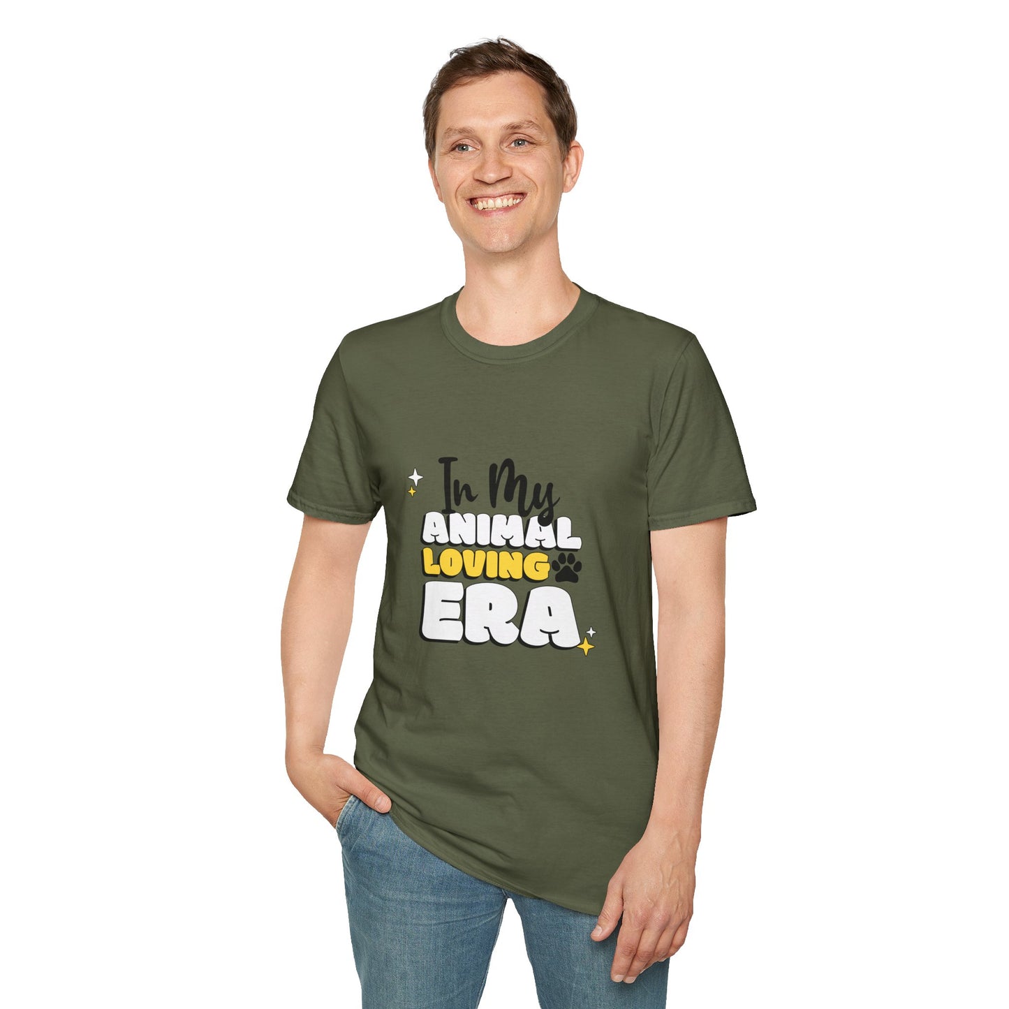 T-shirt "In My Animal Loving Era" | Man | Romero's - Embracing Diversity