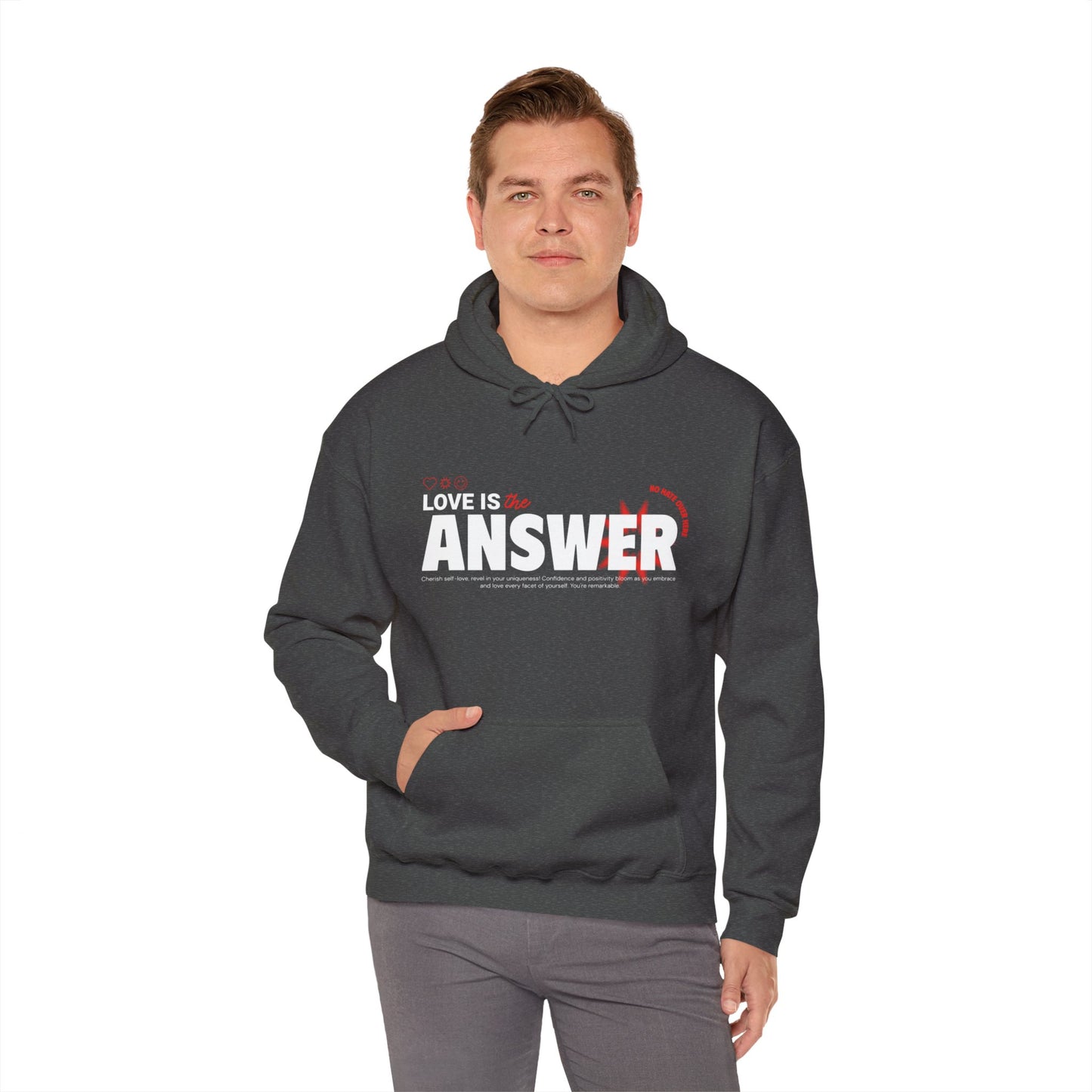 Sweatshirt "Love is the answer" - Man