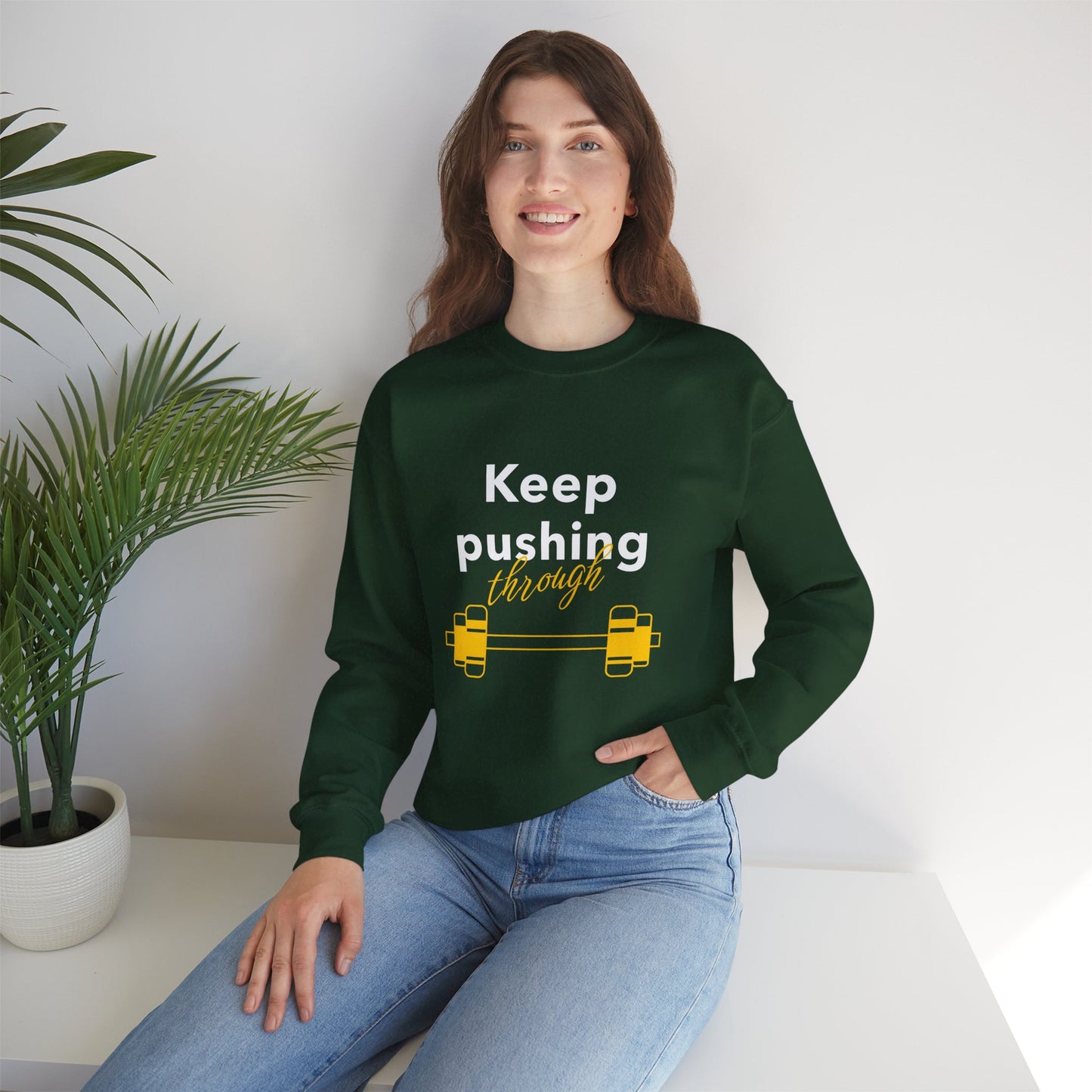 Sweatshirt "Keep pushing through" - Man