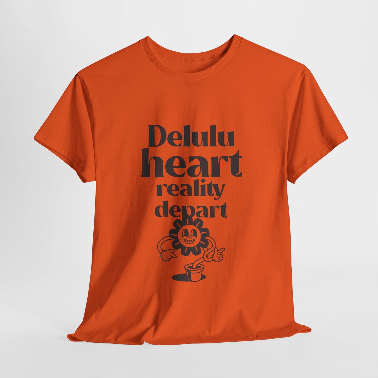 T-shirt -"Delulu Heart, Reality Depart" - Women - Romero's