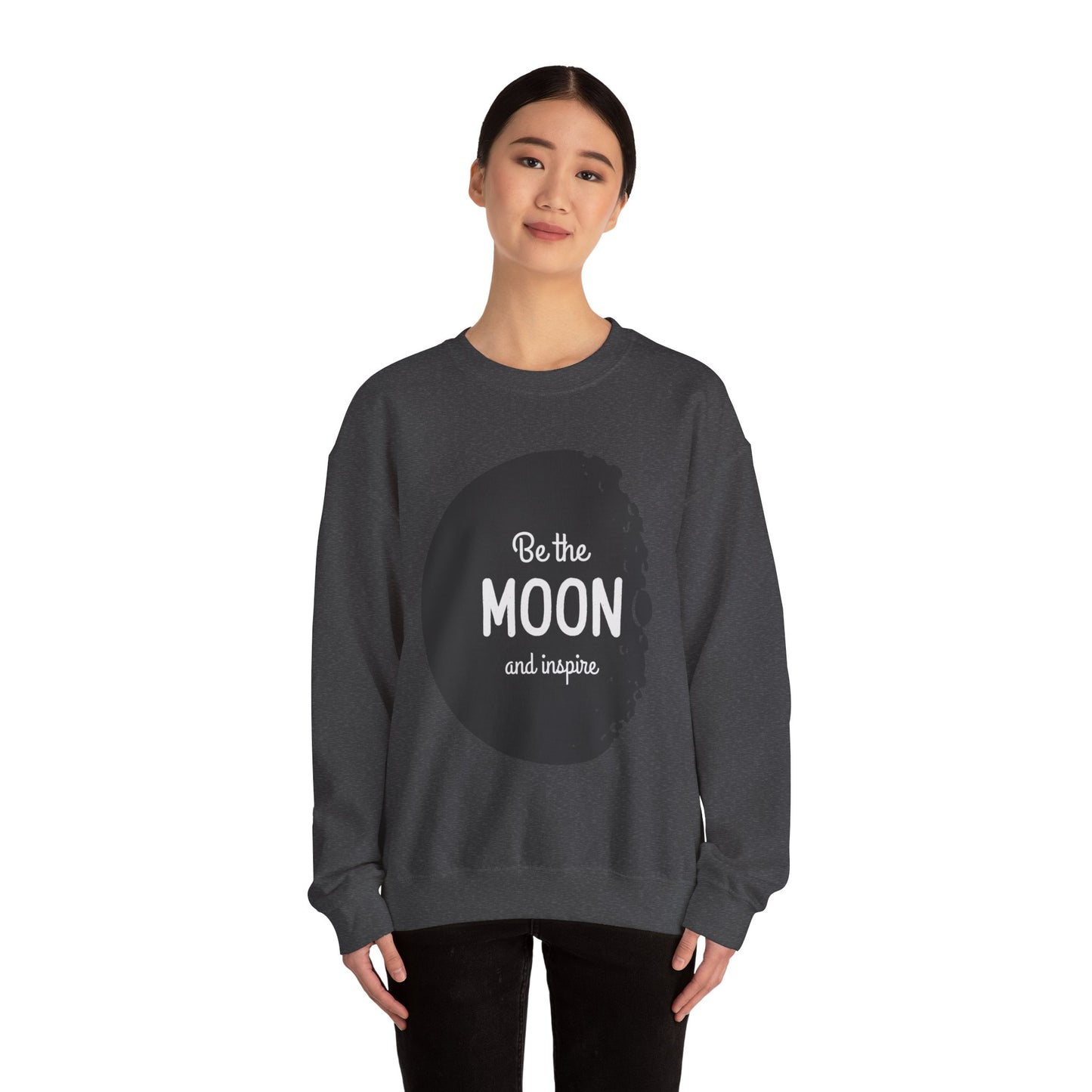 Sweatshirt "Seja a Lua e Inspire" - Mulher