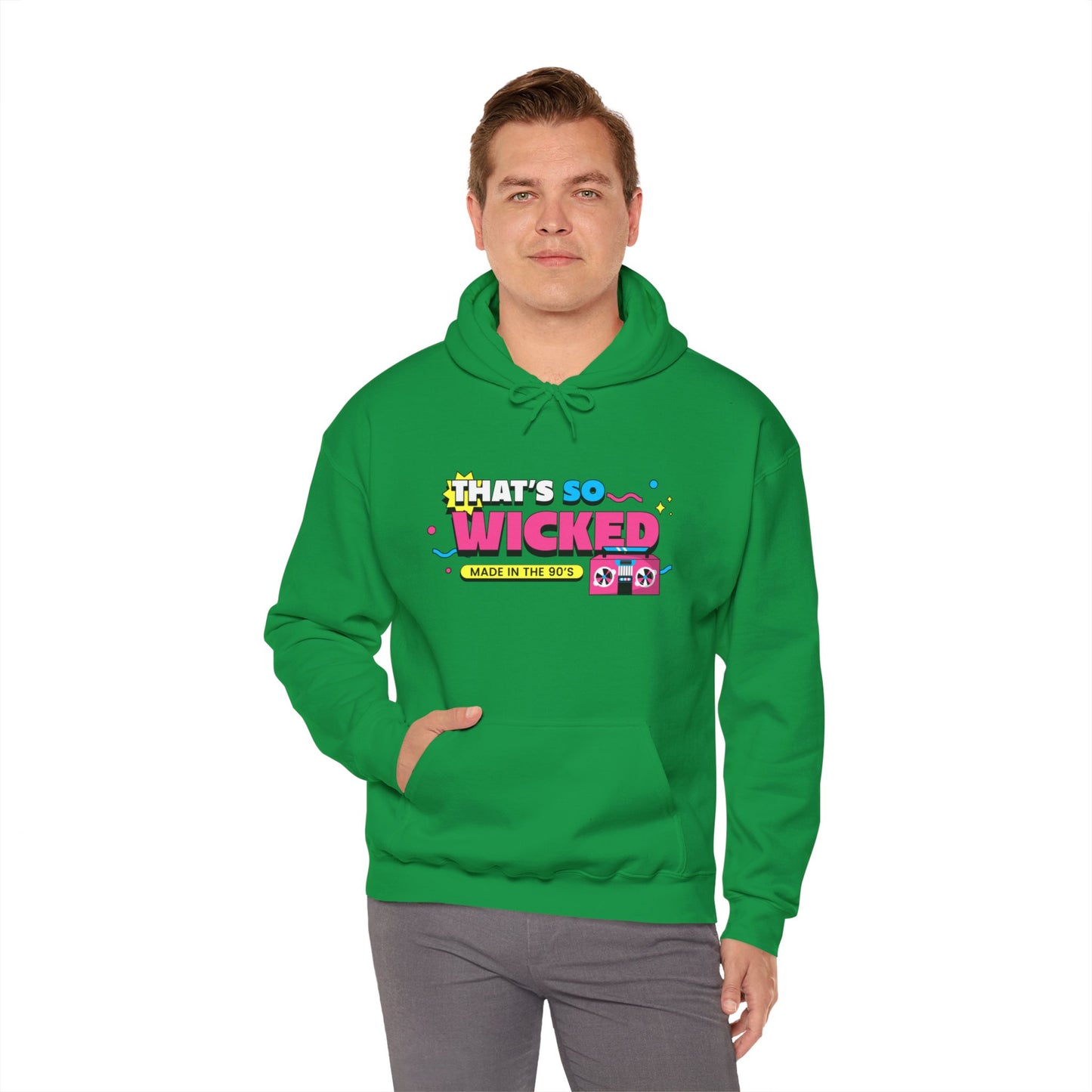 "90's Kid" Hooded Sweatshirt - Man