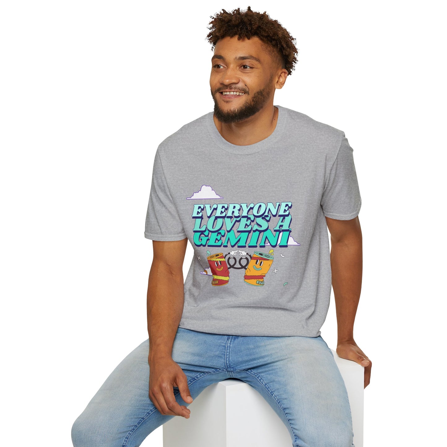 T-Shirt "Todo mundo adora um Gêmeos" - Homem