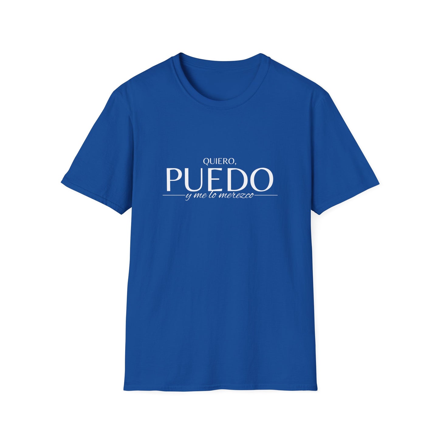 T-Shirt 'Quiero, Puedo y Me lo Merezco'  | Woman  | Reclama lo Mejor del Universo en Romero's