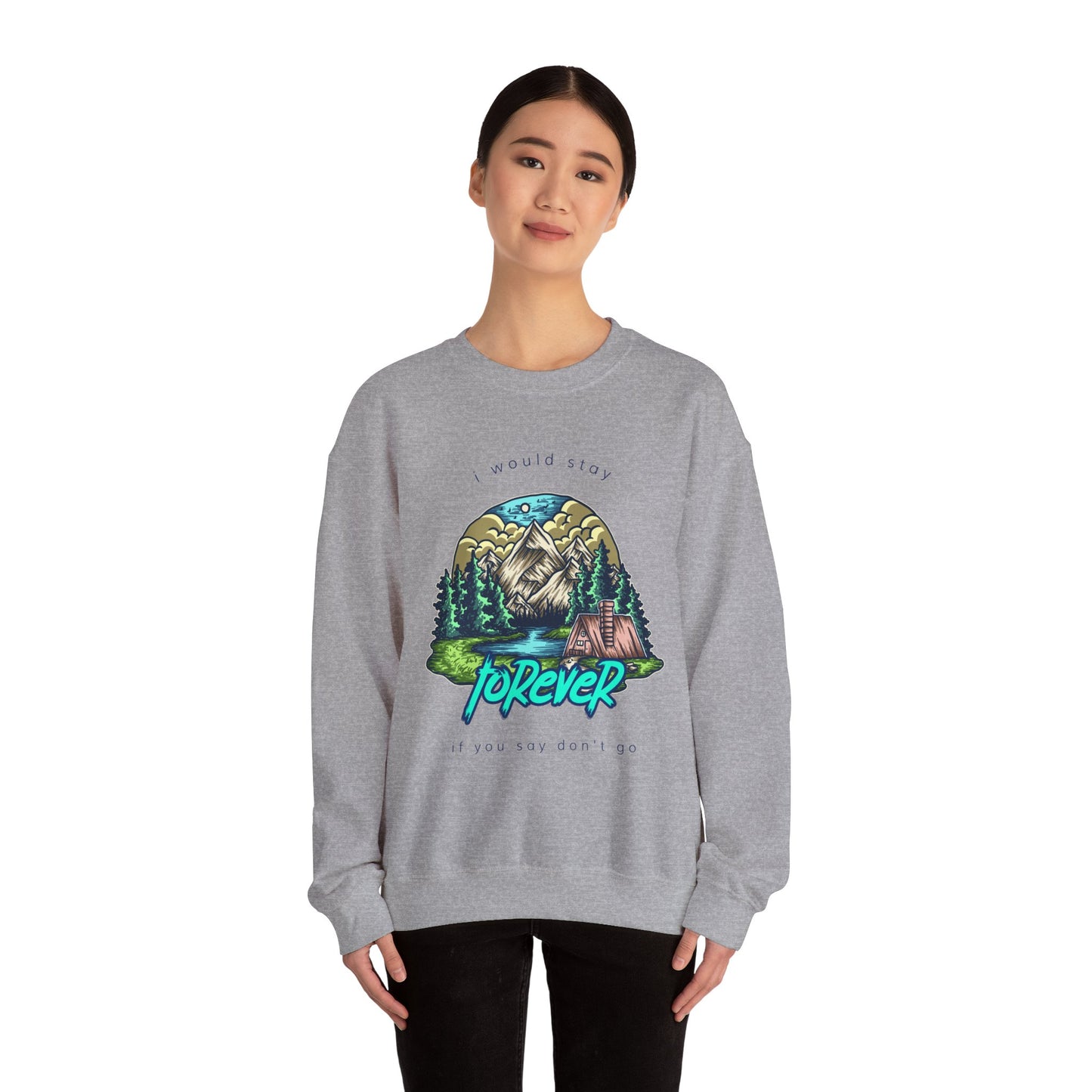 Sweatshirt "Say Don't Go" - Woman